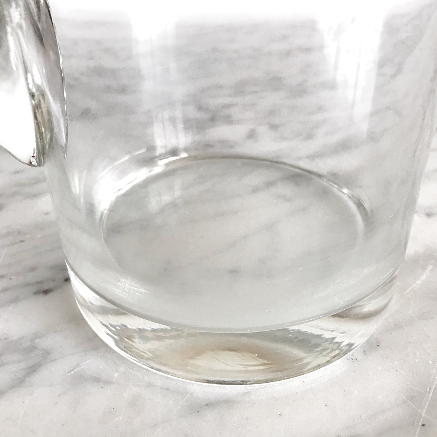 Extra Tall Vintage Glass Pitcher & Stir Stick