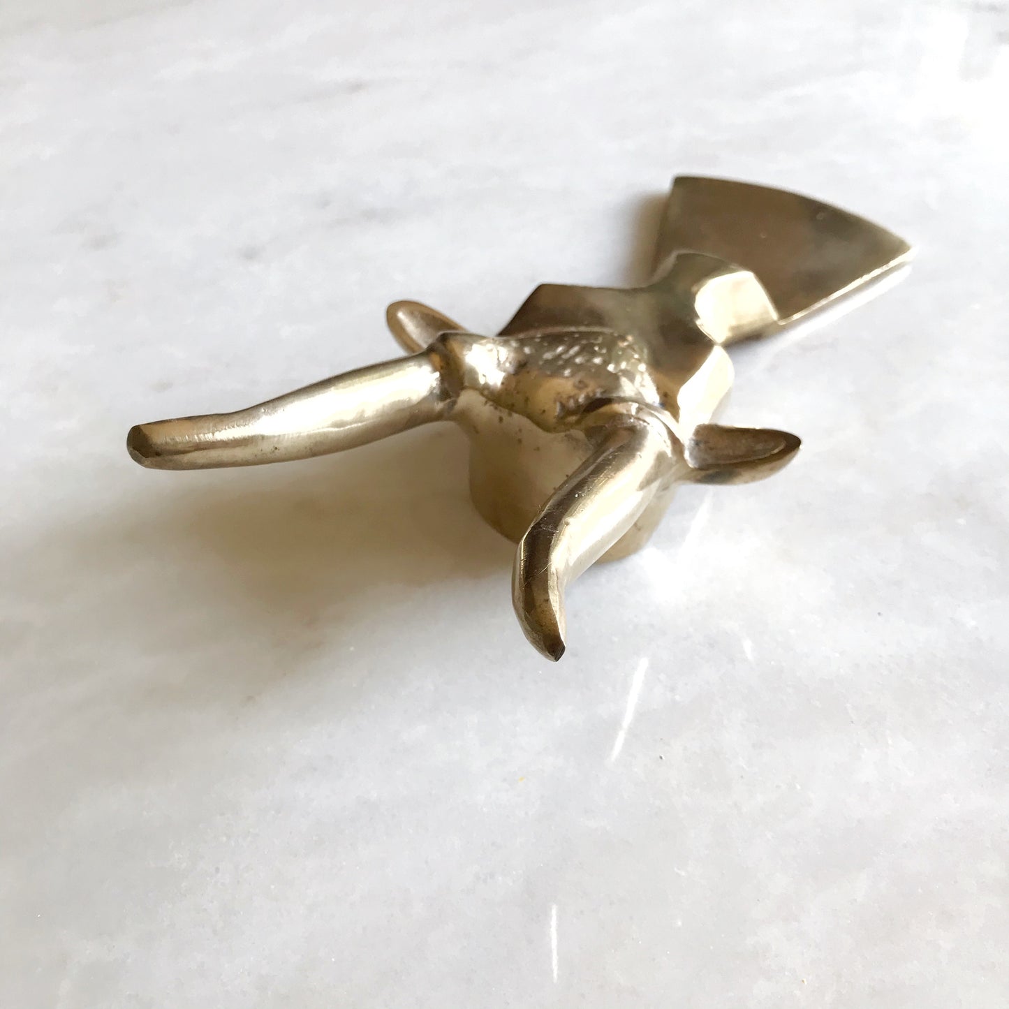 Vintage Brass Bull Bootjack / Boot Jack