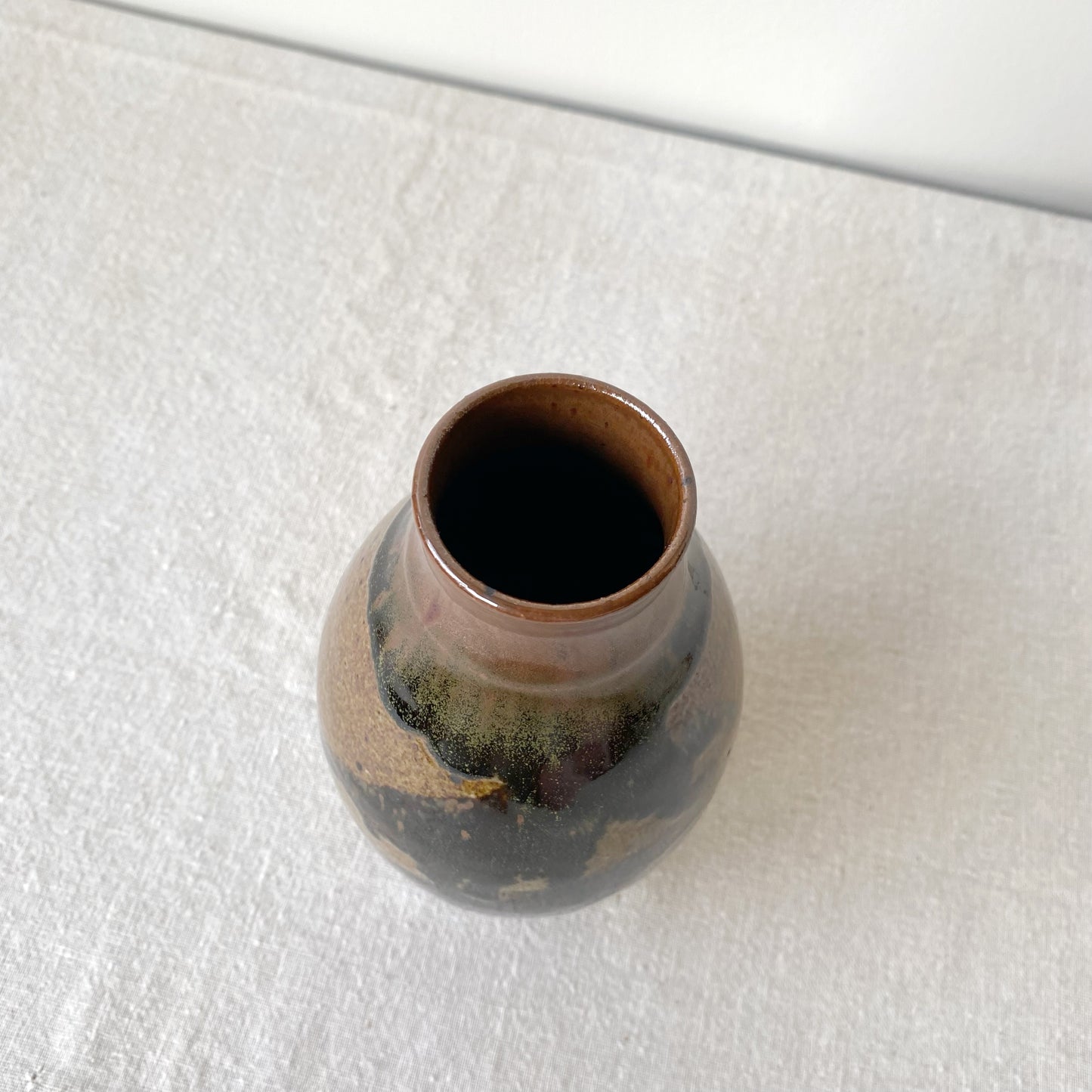 Tall Vintage Pottery Vase