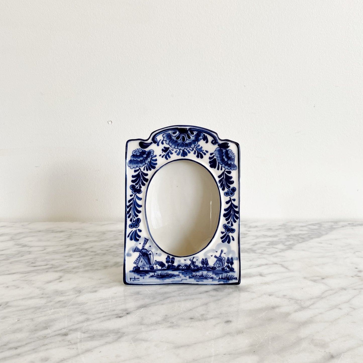 Vintage Porcelain Picture Frame