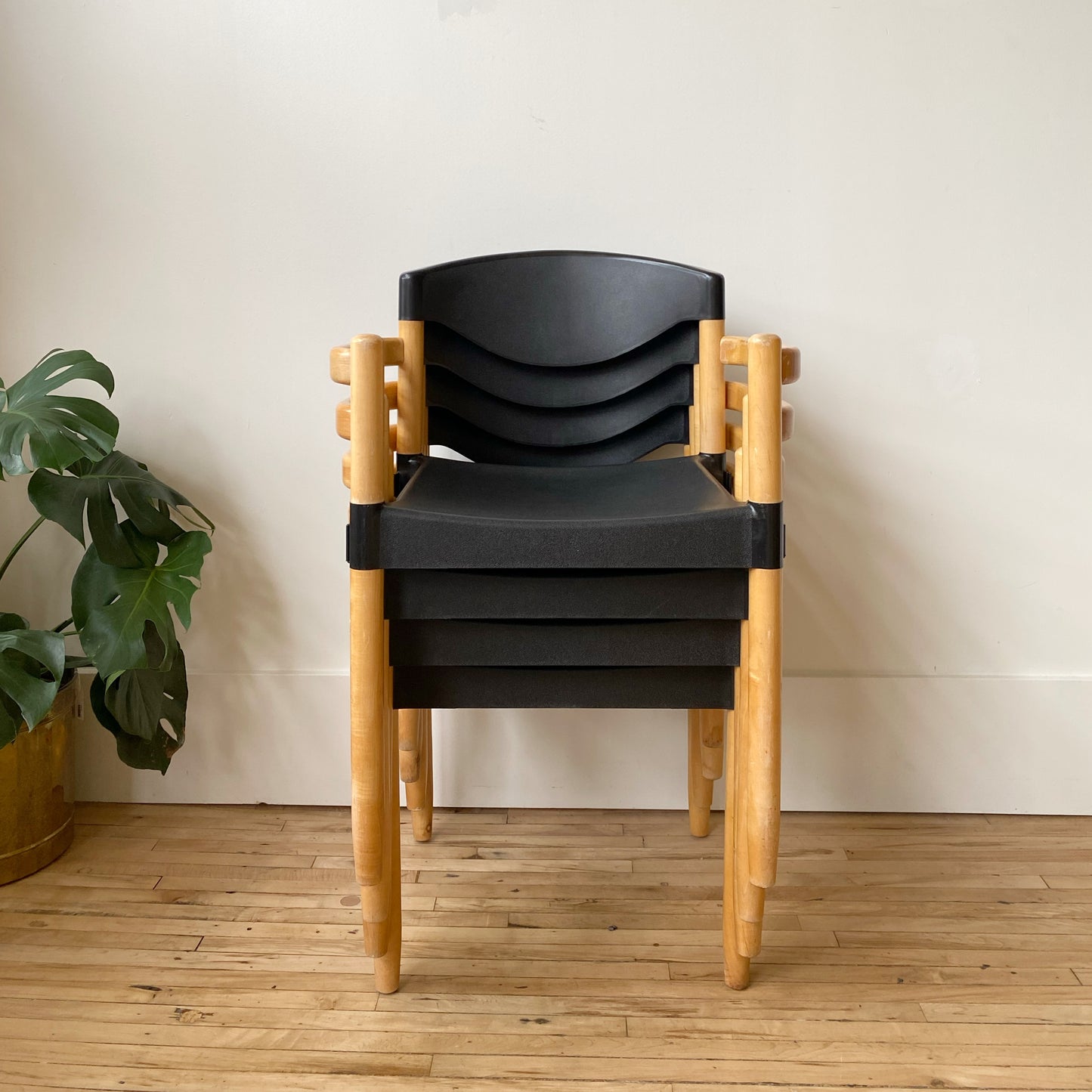 Set of 4 Vintage “Strax” Chairs by Hartmut Lohmeyer for Casala