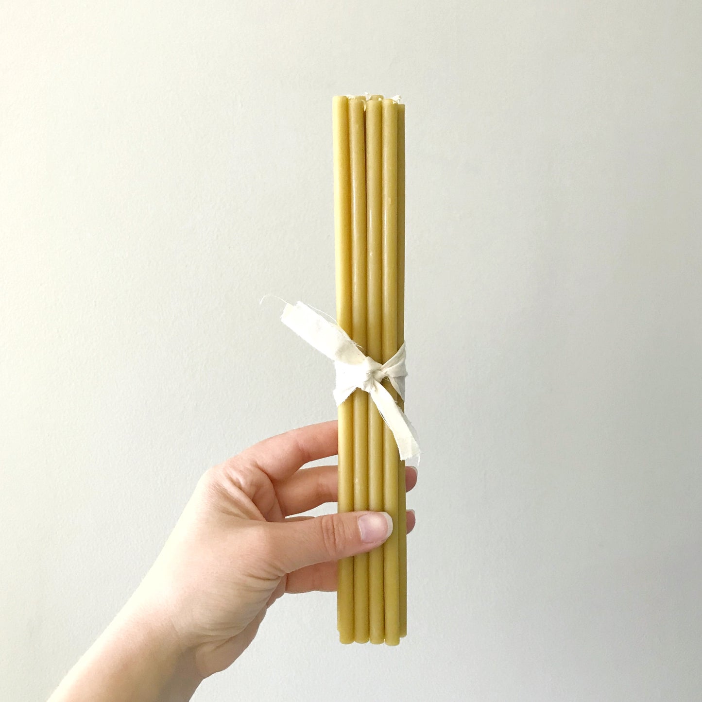 Bundle of 10” Beeswax Candles, 12 ct