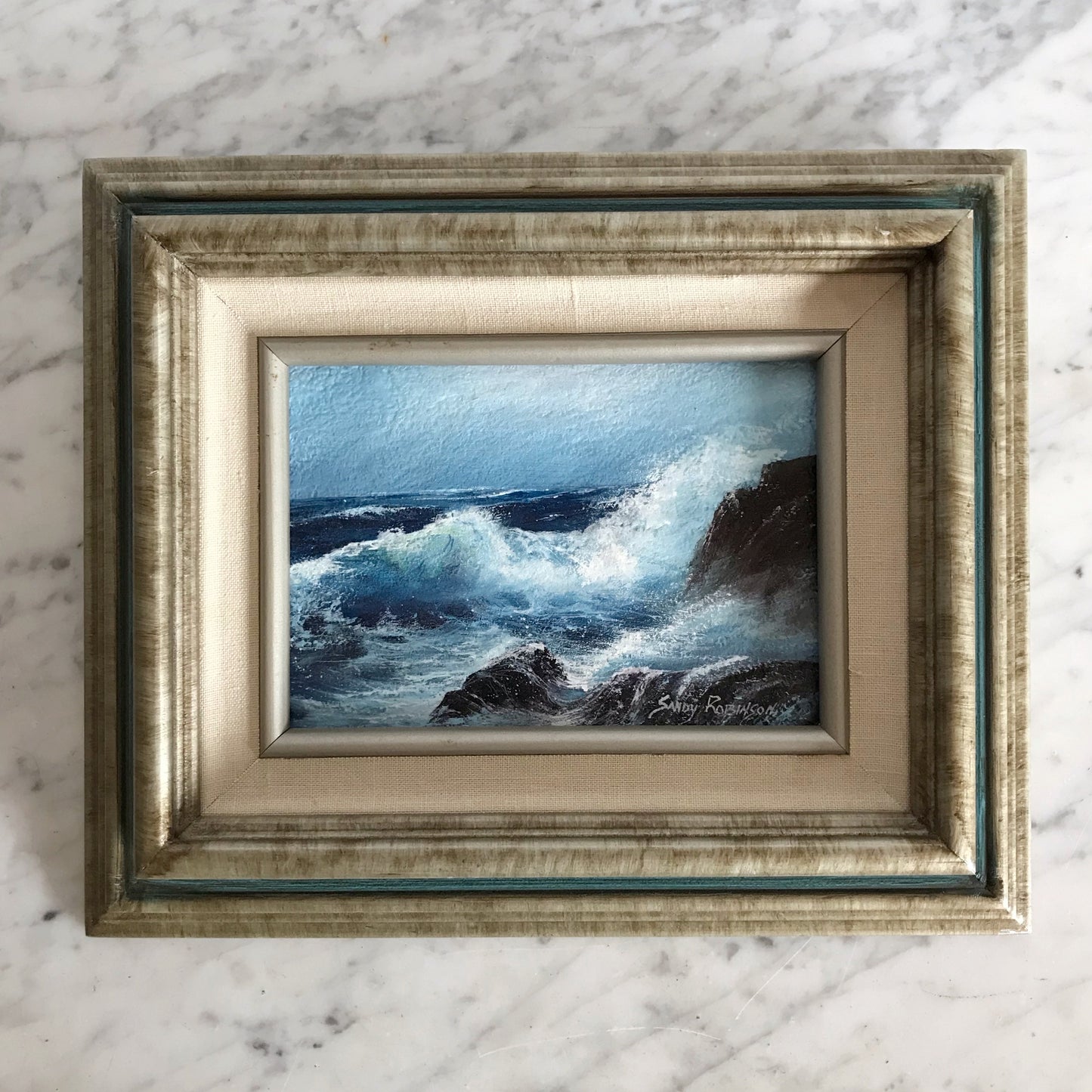 Original Seascape Painting, Sandy Robinson