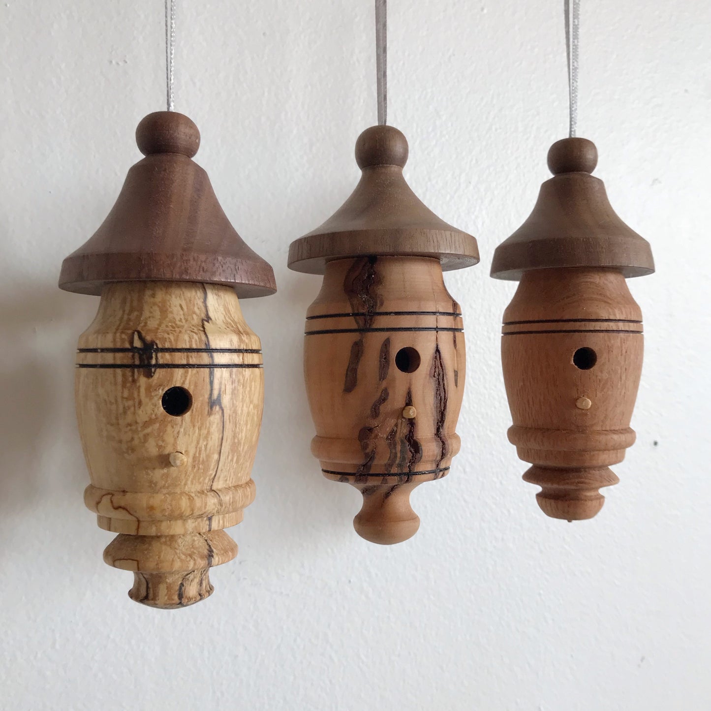 Wooden Heirloom Ornament, Birdhouse / Fairy House