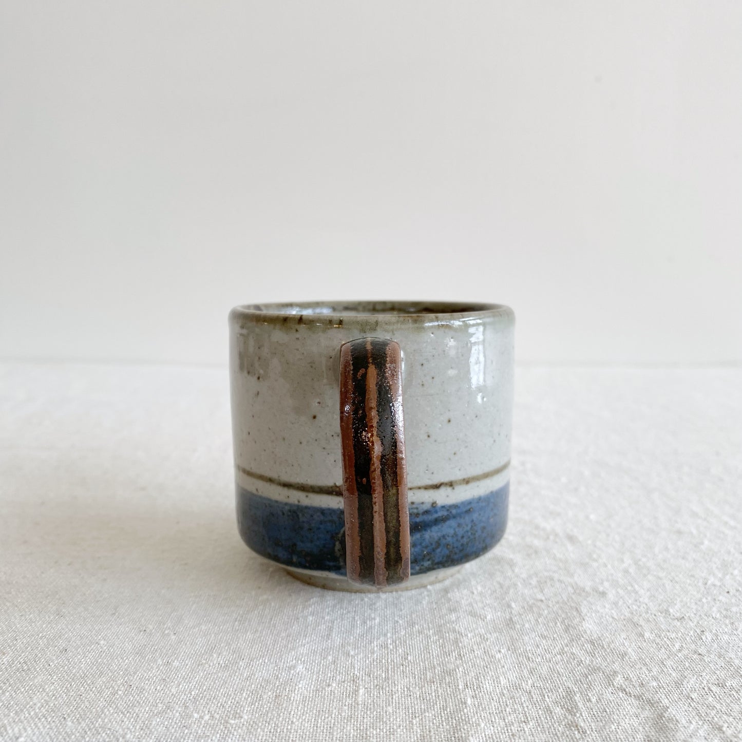 Set of 6 Vintage Stoneware Mugs