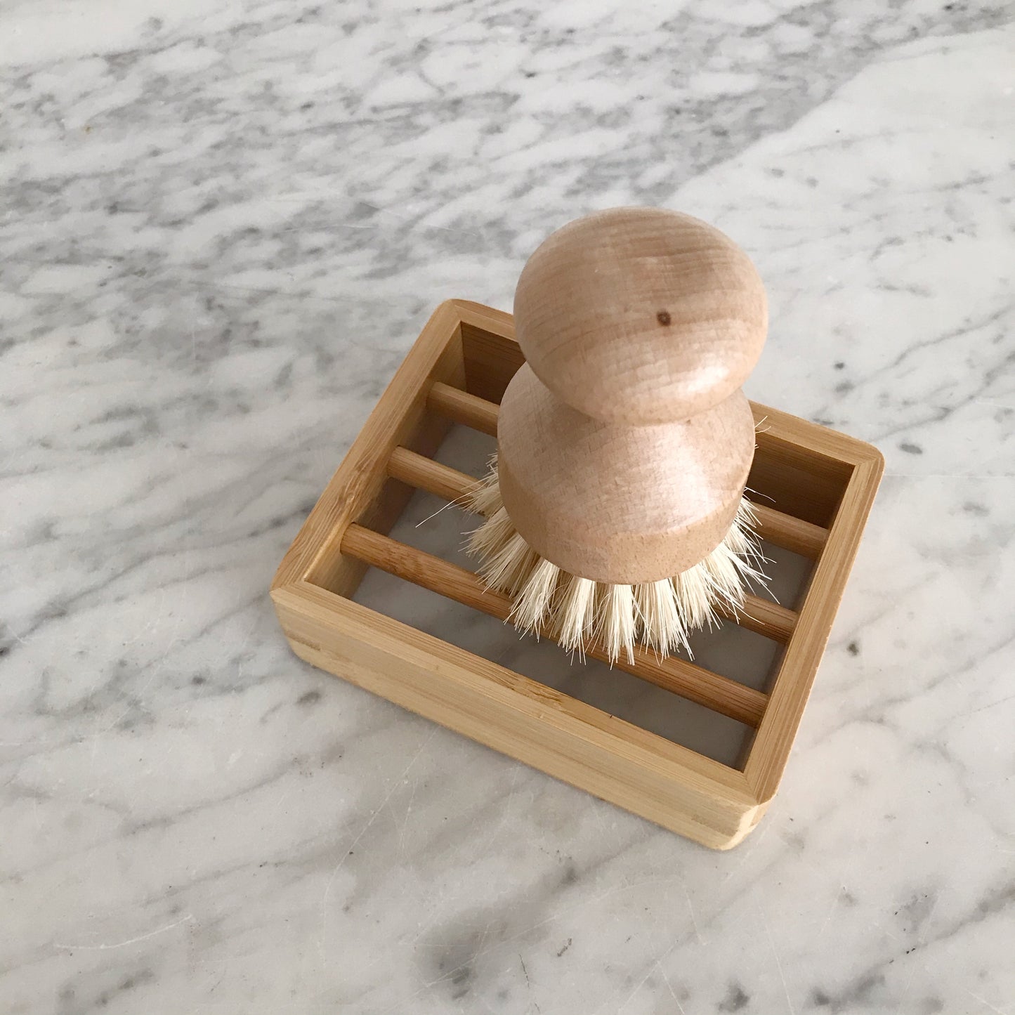 Natural Bamboo Soap Dish / Drying Shelf