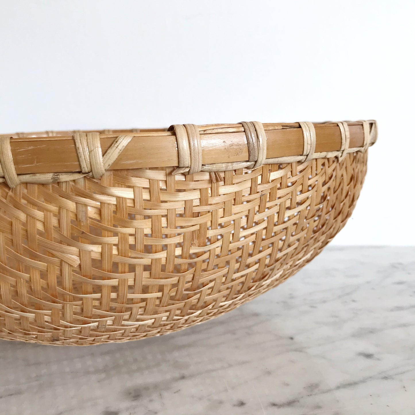 XL Vintage Winnowing Basket, 16”