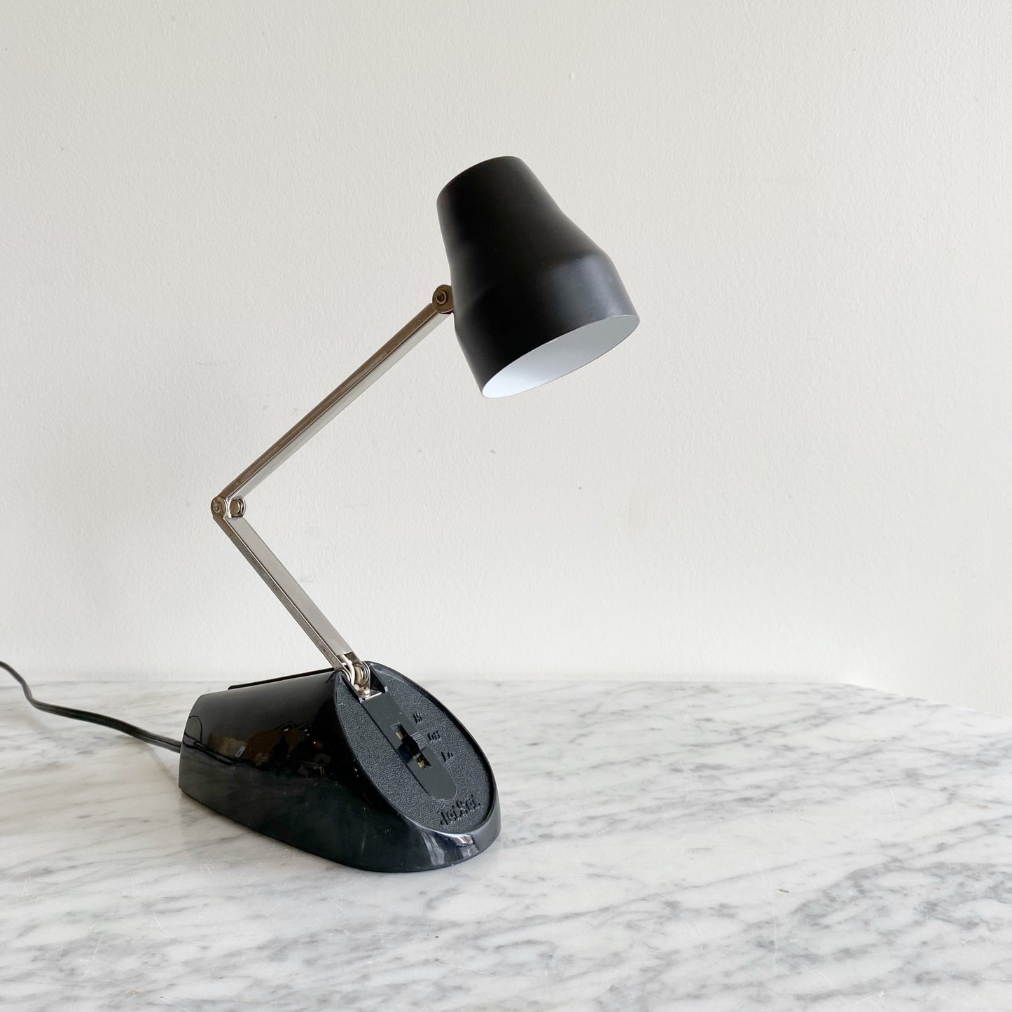 Vintage Petite Black Desk Lamp