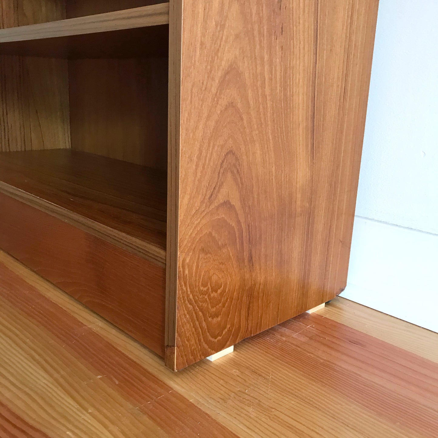 Pair of Tall Teak Bookcases