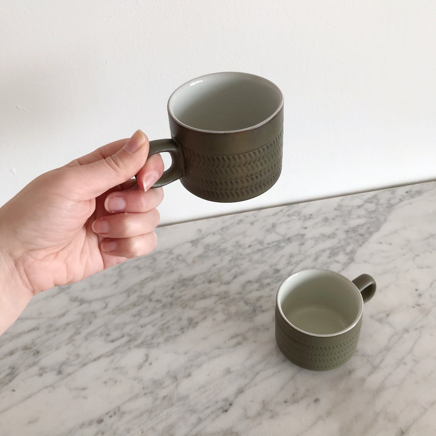 Pair of Vintage Coffee Cups by Denby