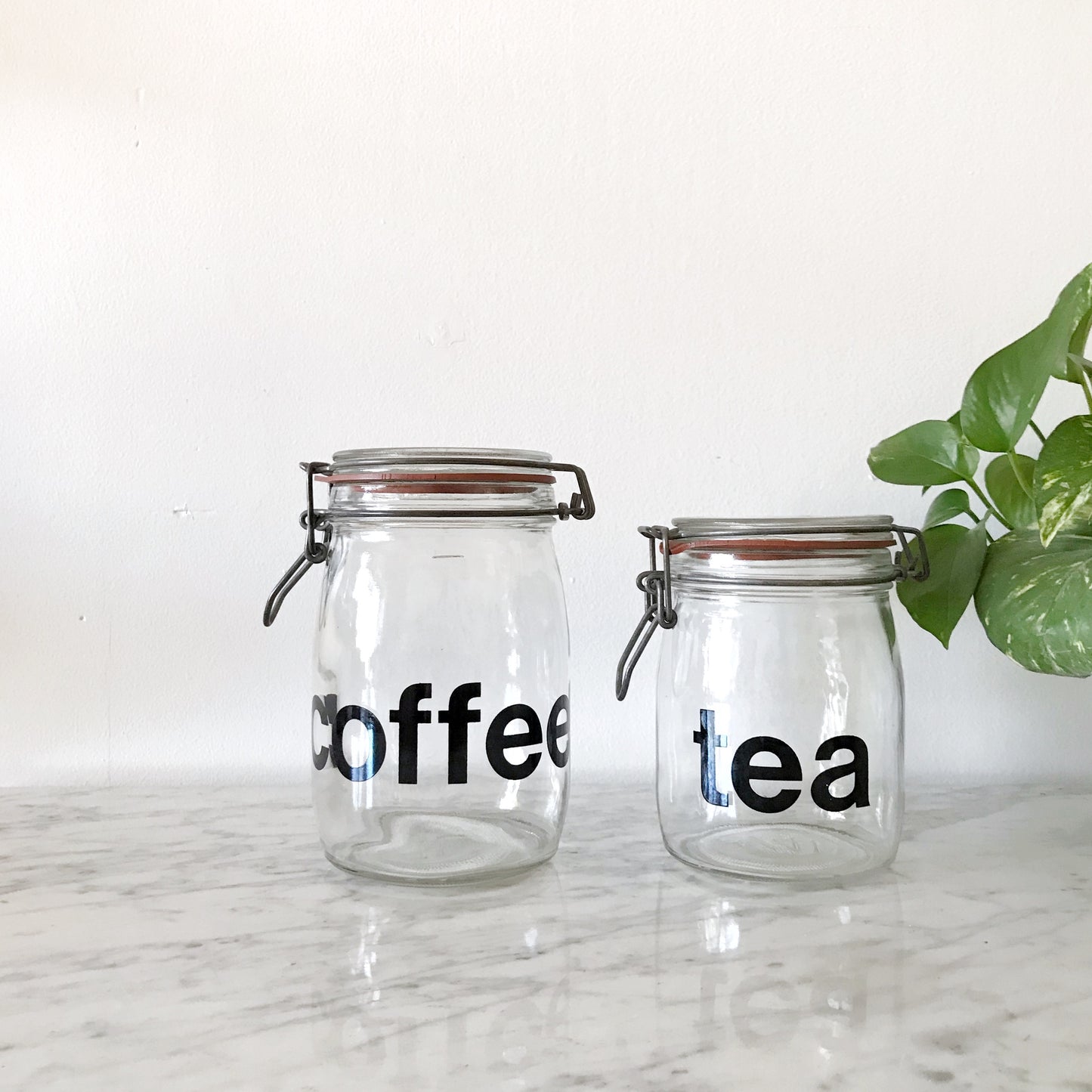 Vintage Glass “Coffee” Jar