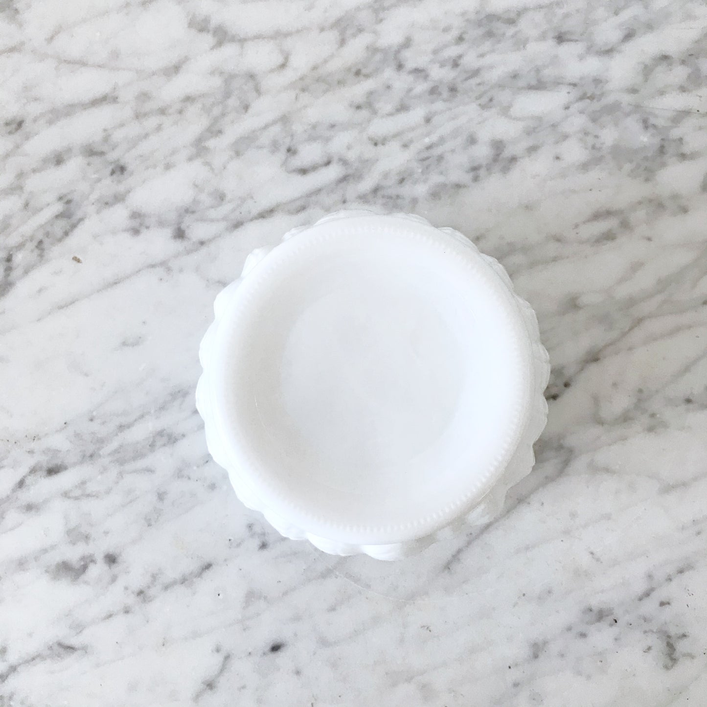 Vintage Milk Glass Planter