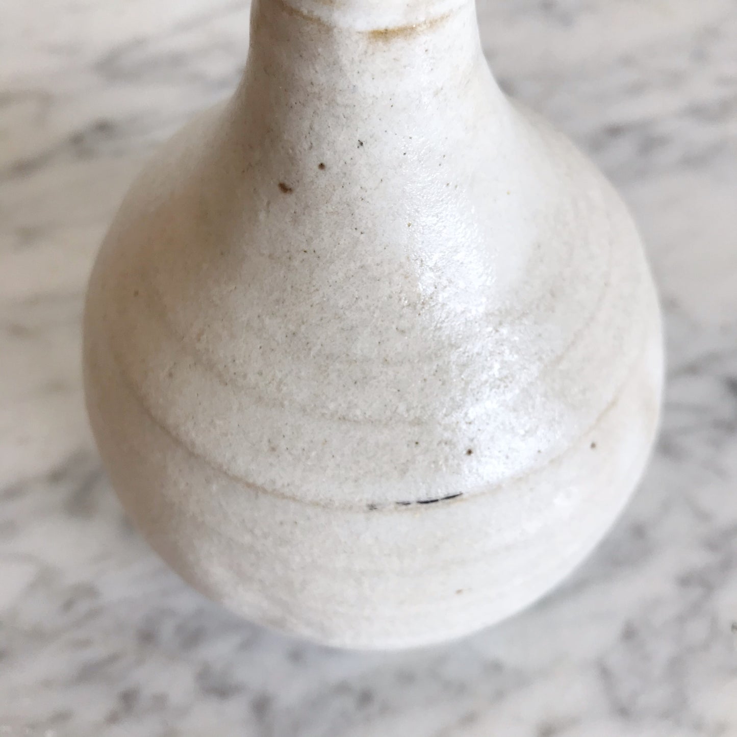 Slender Handcrafted Pottery Bud Vase