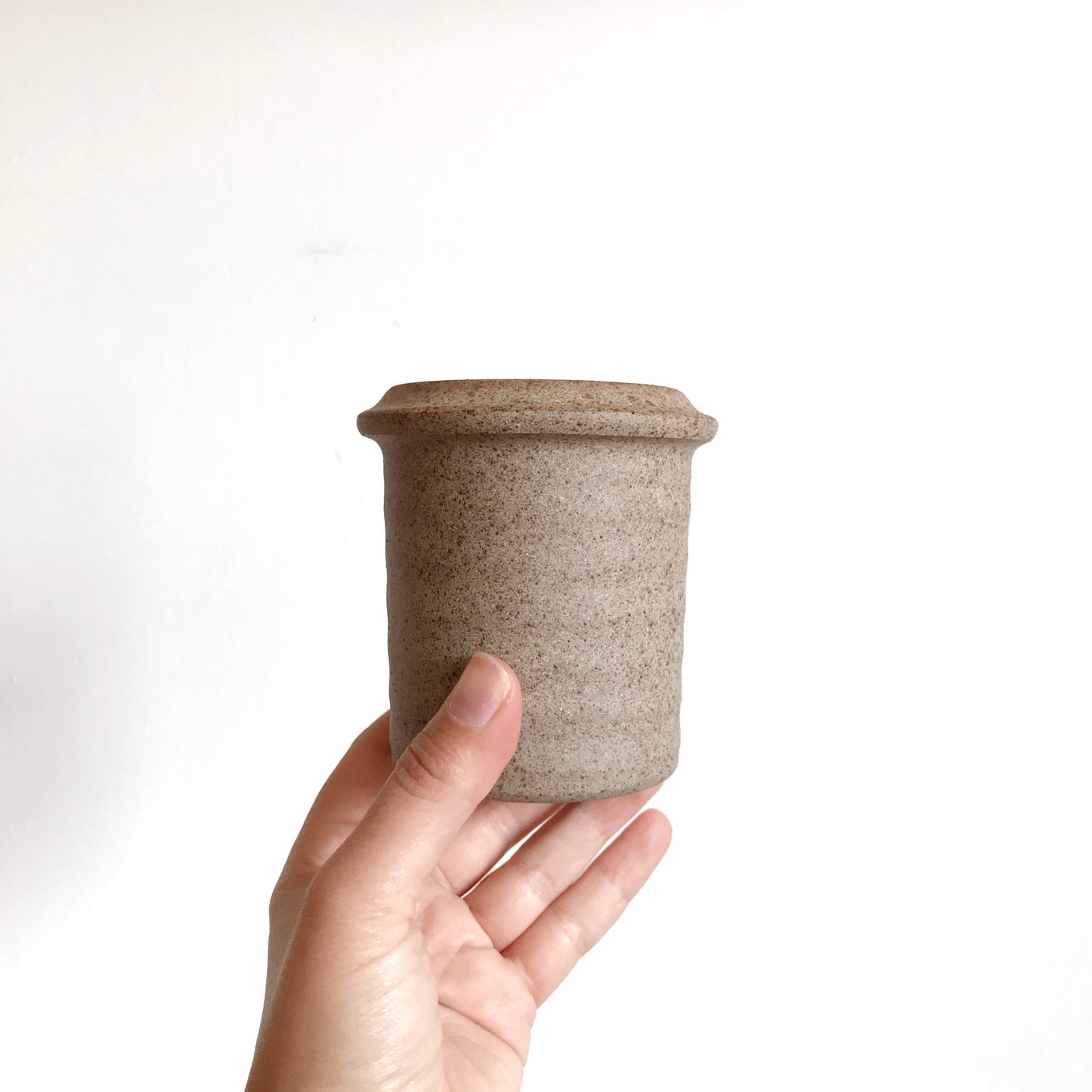 Found Handcrafted Pottery Cup