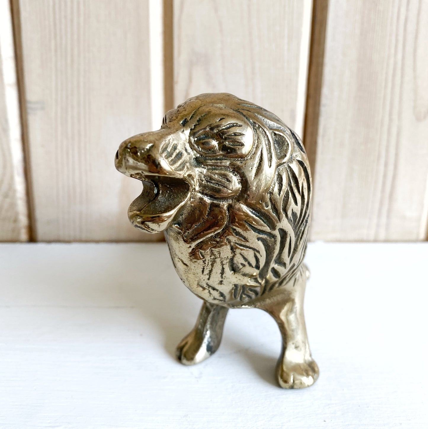 Vintage Brass Lion