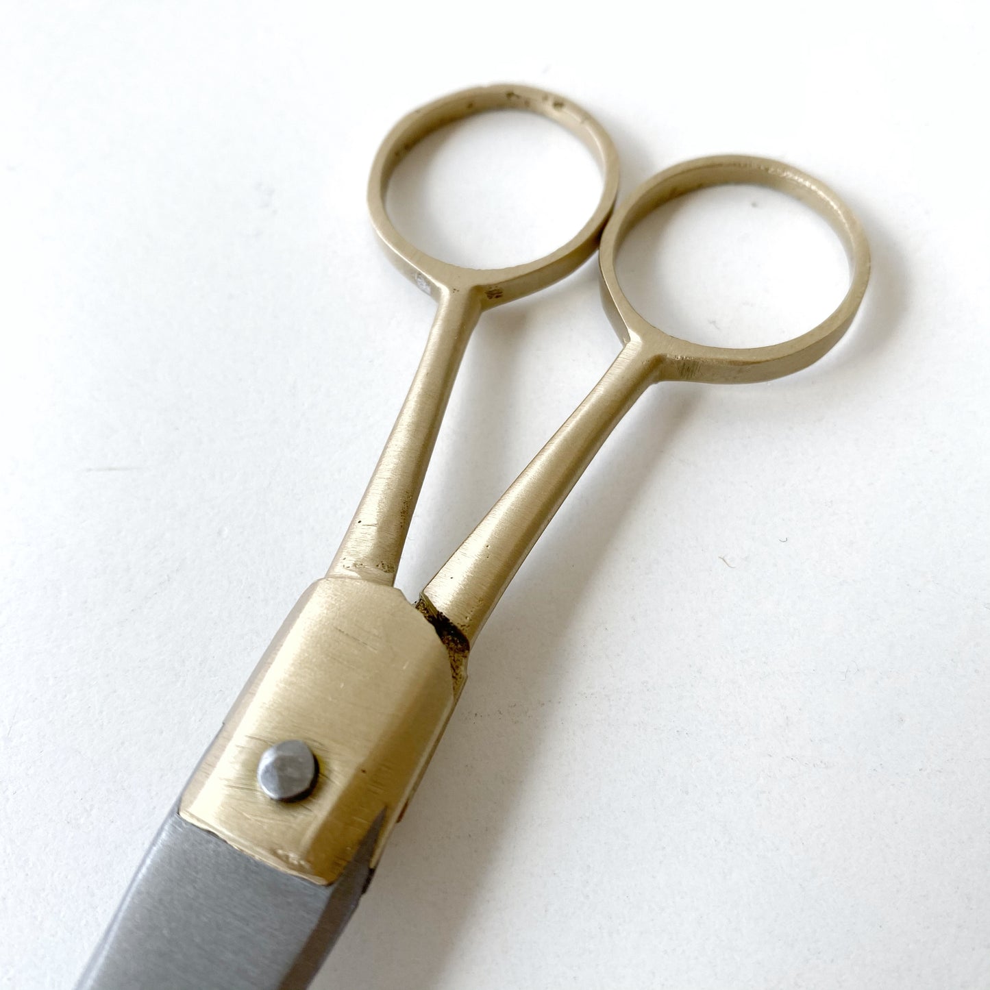 Small Brass Scissors, 5"