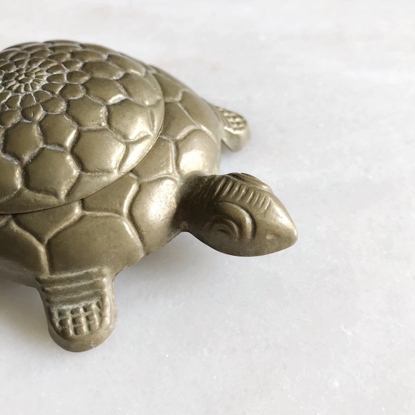 Vintage Brass Turtle Box, Italy