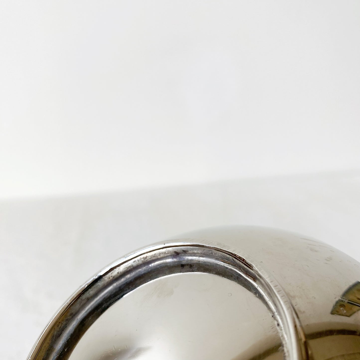 Petite Minimalist Polished Silver Dish