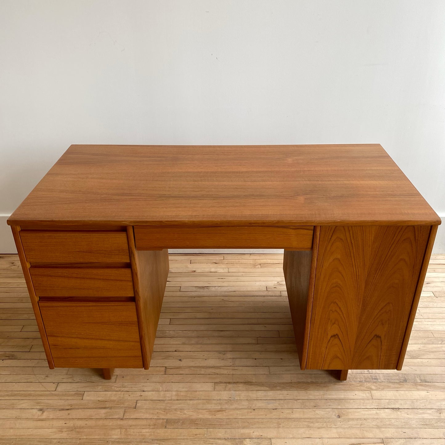 Simple Vintage MCM Teak Desk