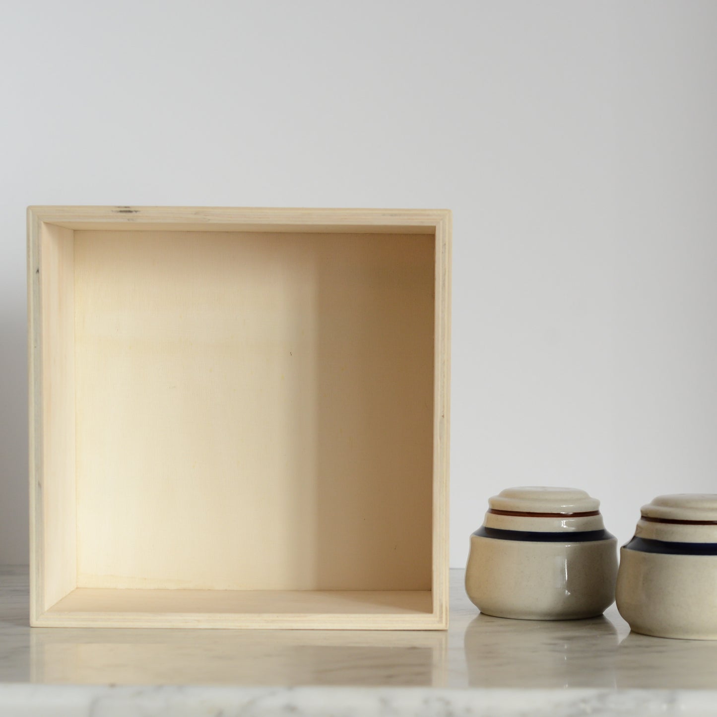 Vintage Stoneware S&P Shaker Set, Japan