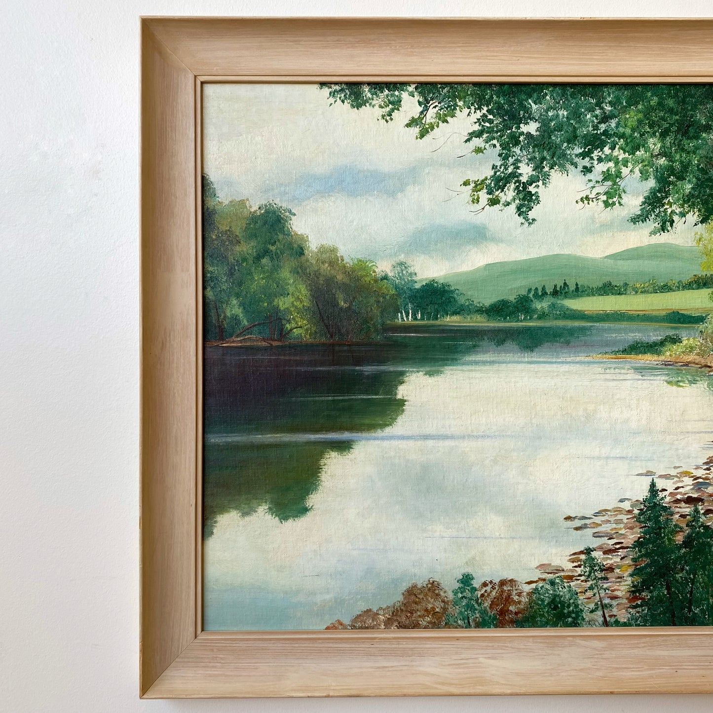Vintage Original Lakeshore Painting