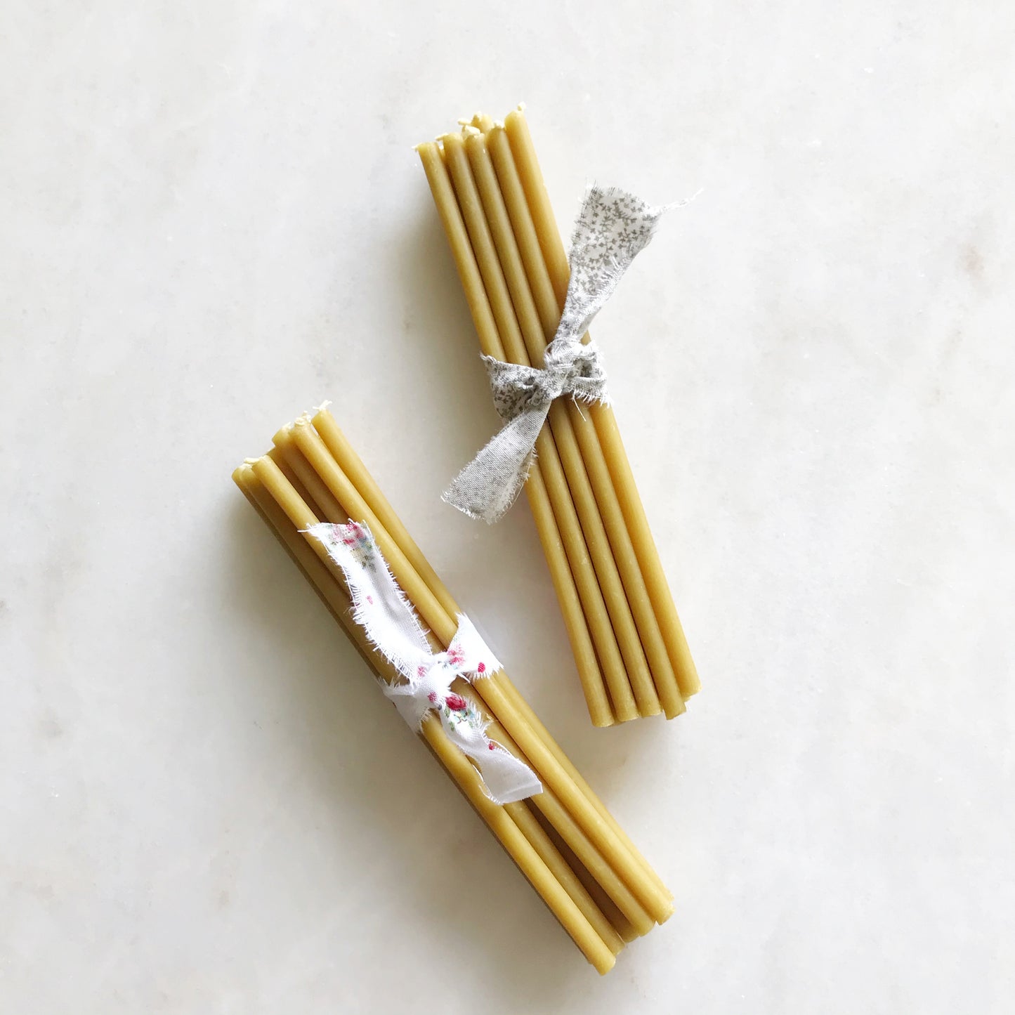 Bundle of Beeswax Birthday Candles, 12 ct