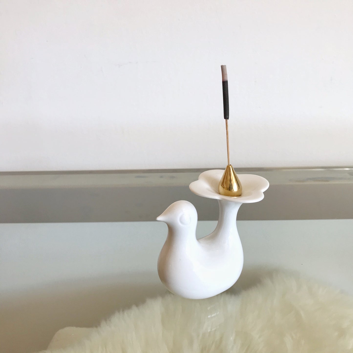 Vintage Minimalist Porcelain Bird, Germany