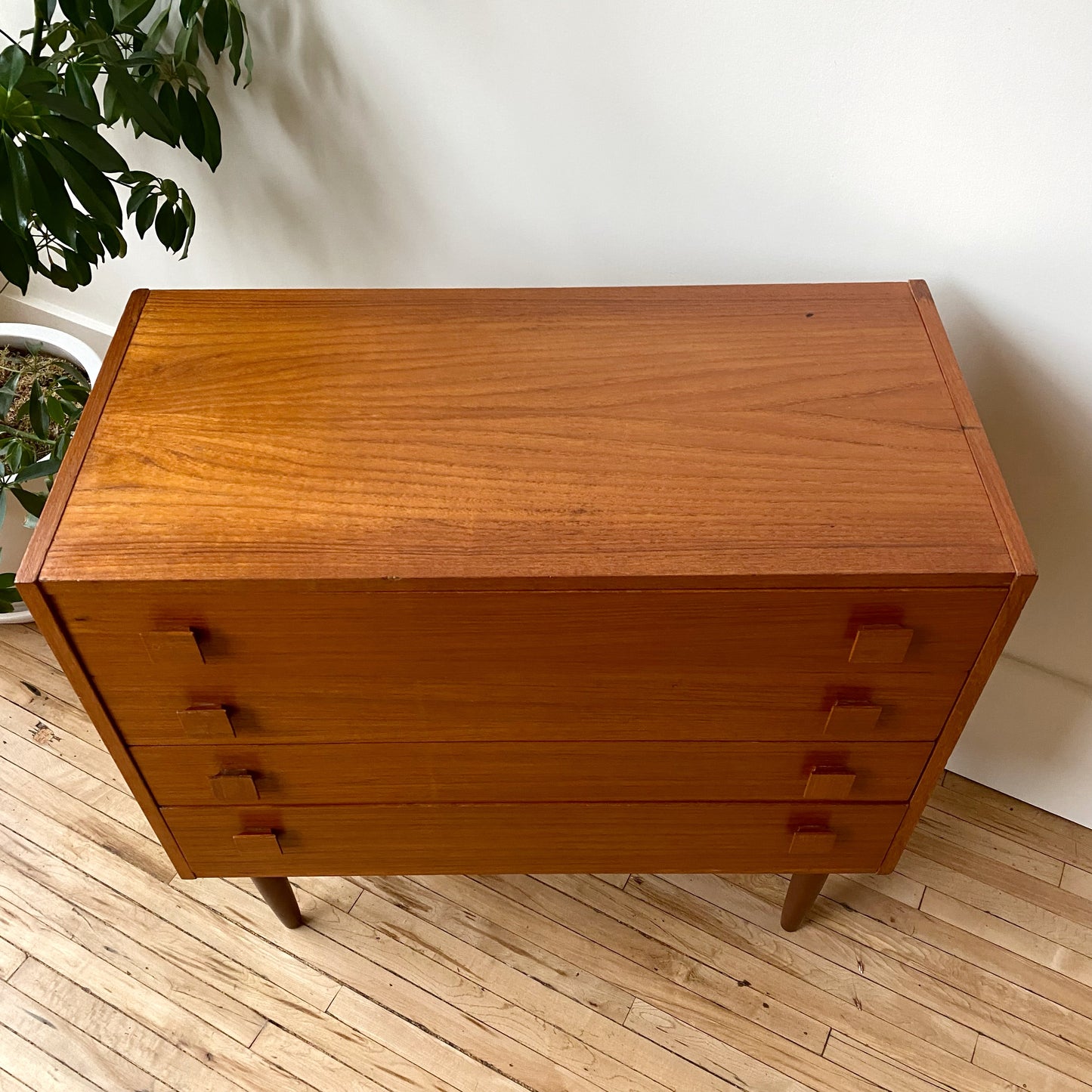 Petite Teak Scandinavian Chest of Drawers