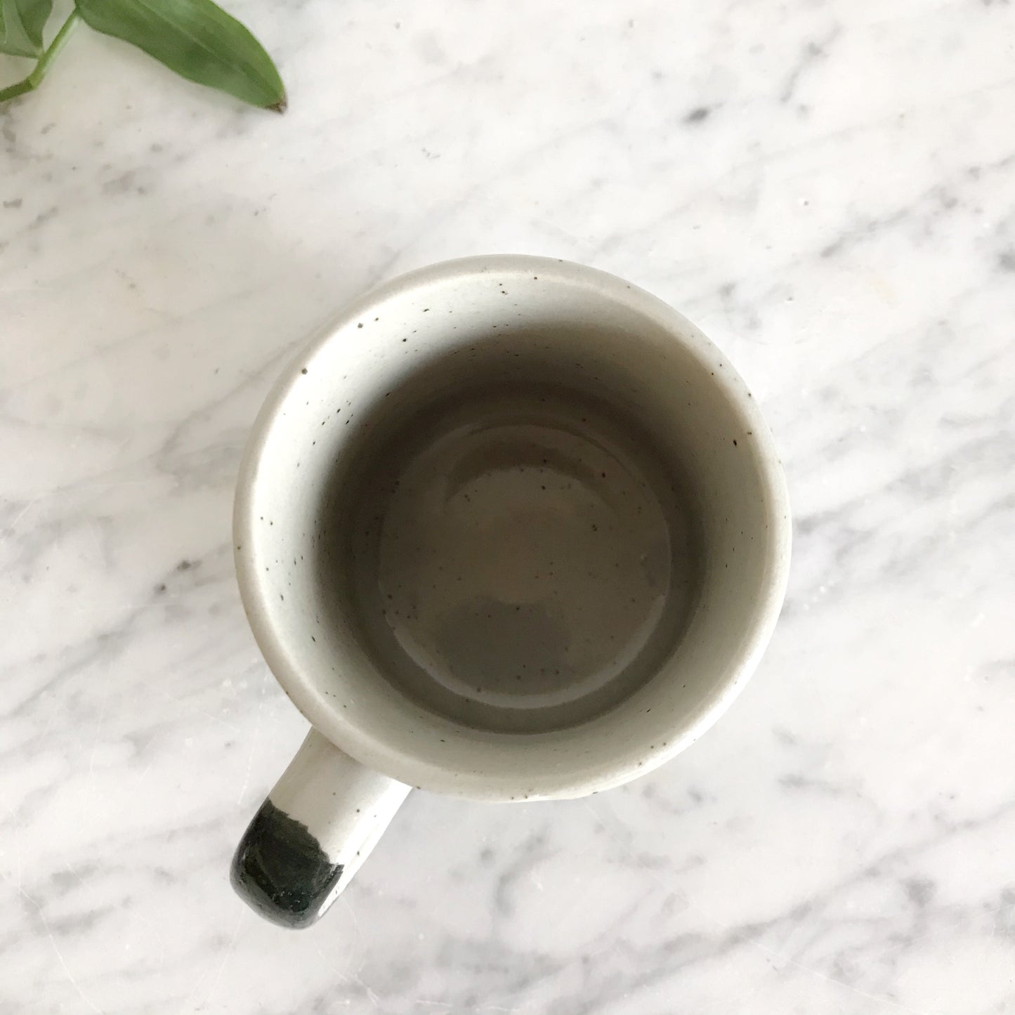 Vintage Stoneware Ladybug Mug