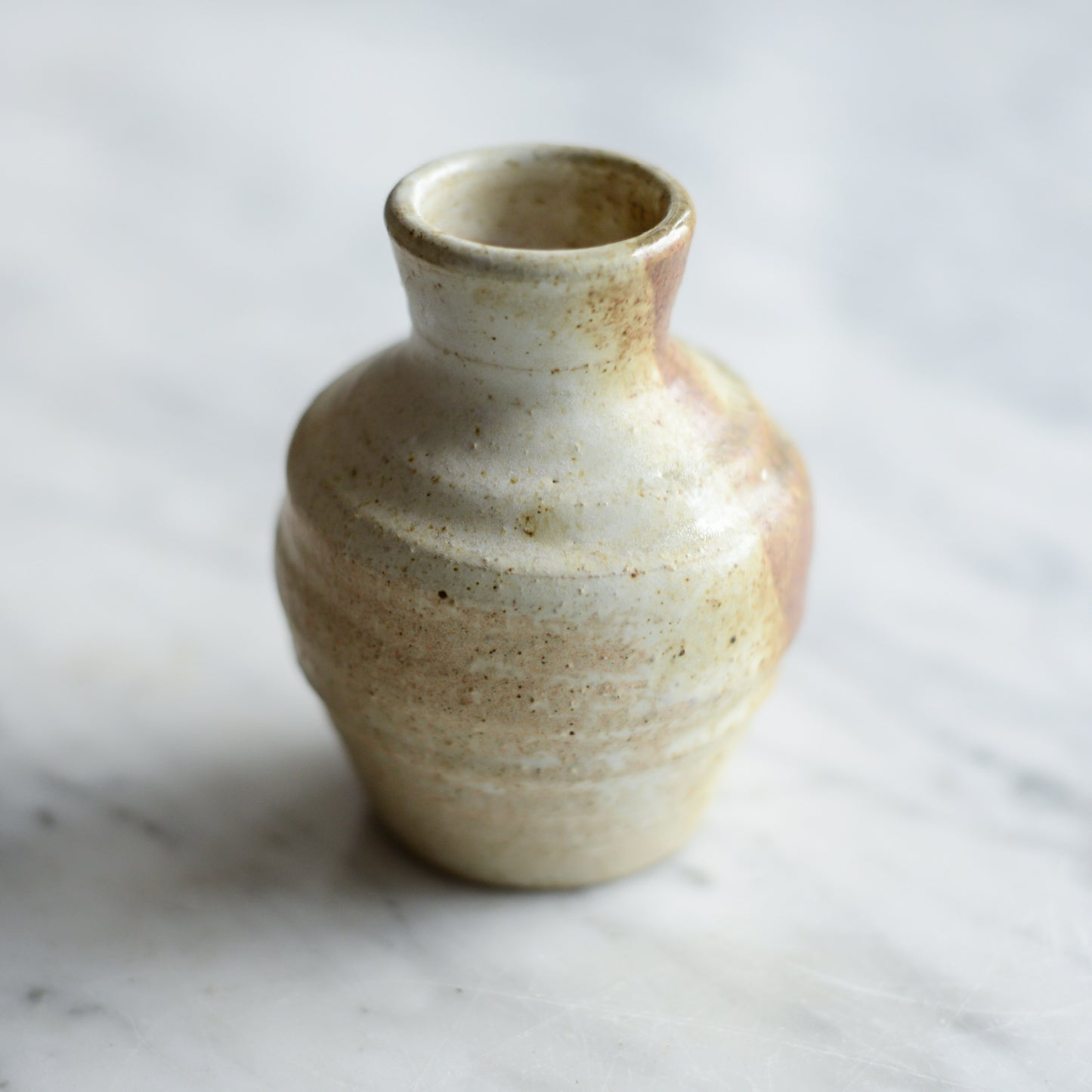 Small Pottery Bud Vase, 3-5/8”