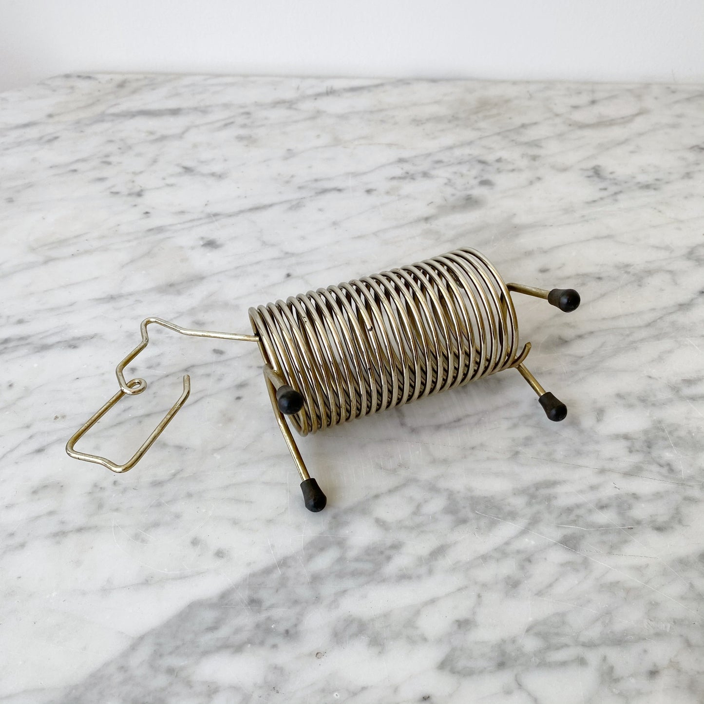 Vintage Mid-Century Spiral Dog Letter Sorter