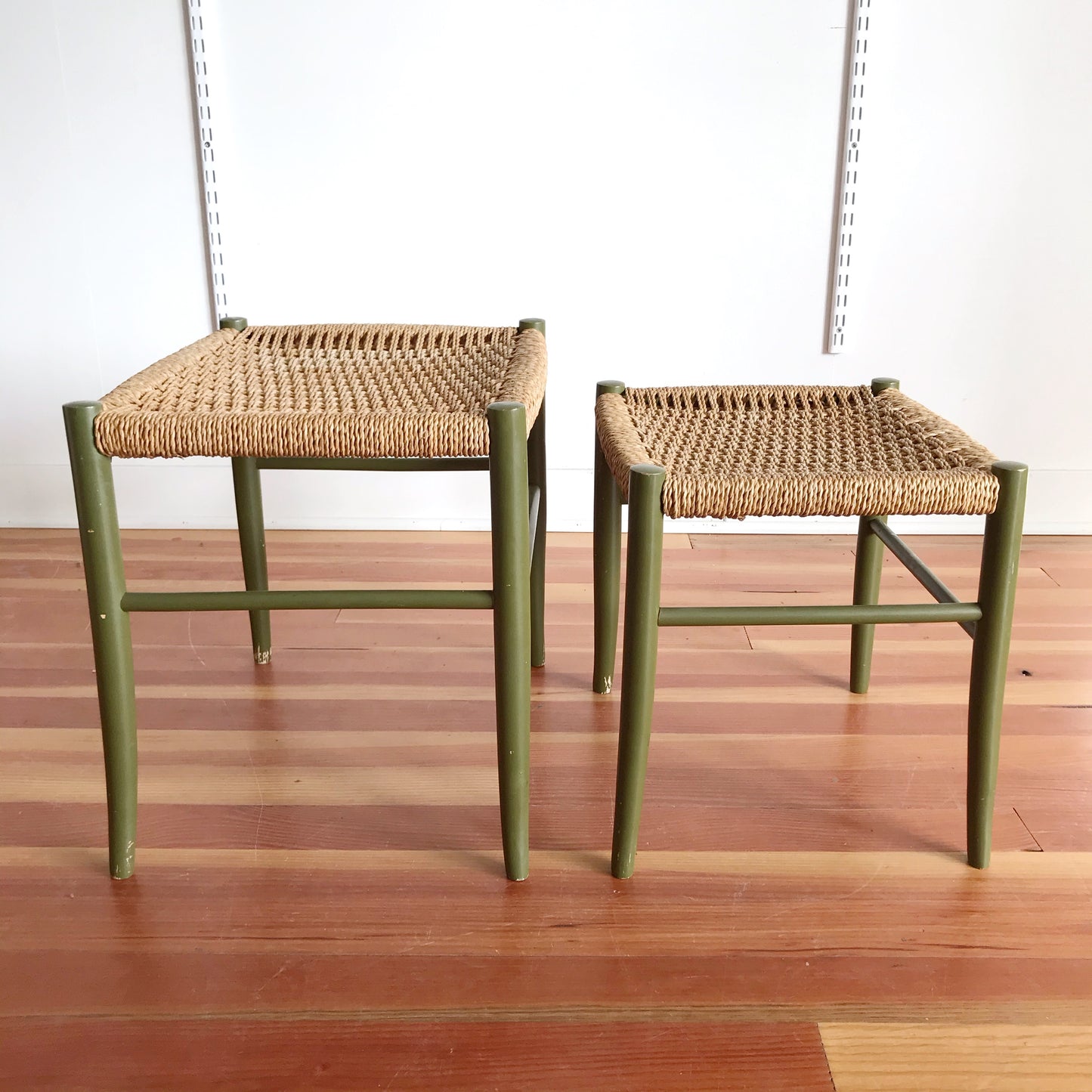 Vintage 1950's Italian Mid-Century Modern Nesting Stools