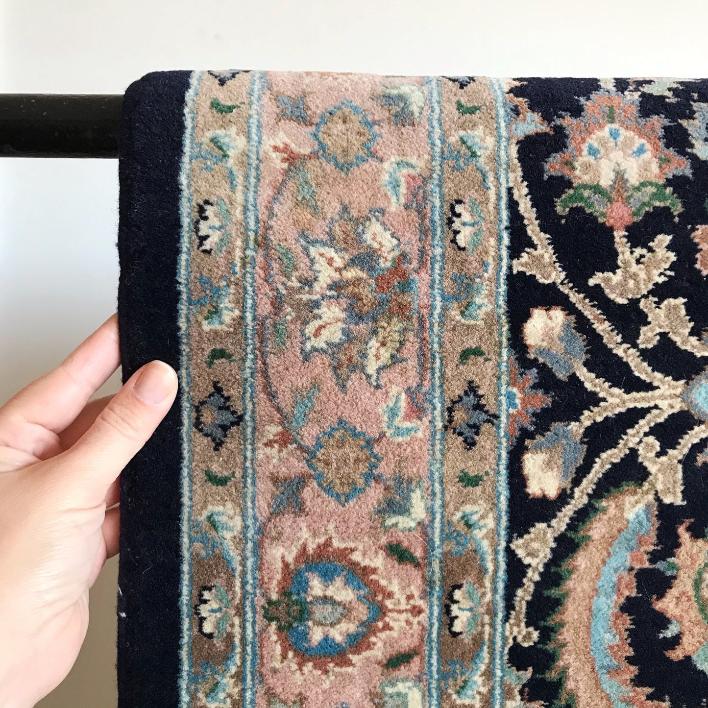 "LAURA" Handwoven Wool Runner Rug (2.6 x 10.8)