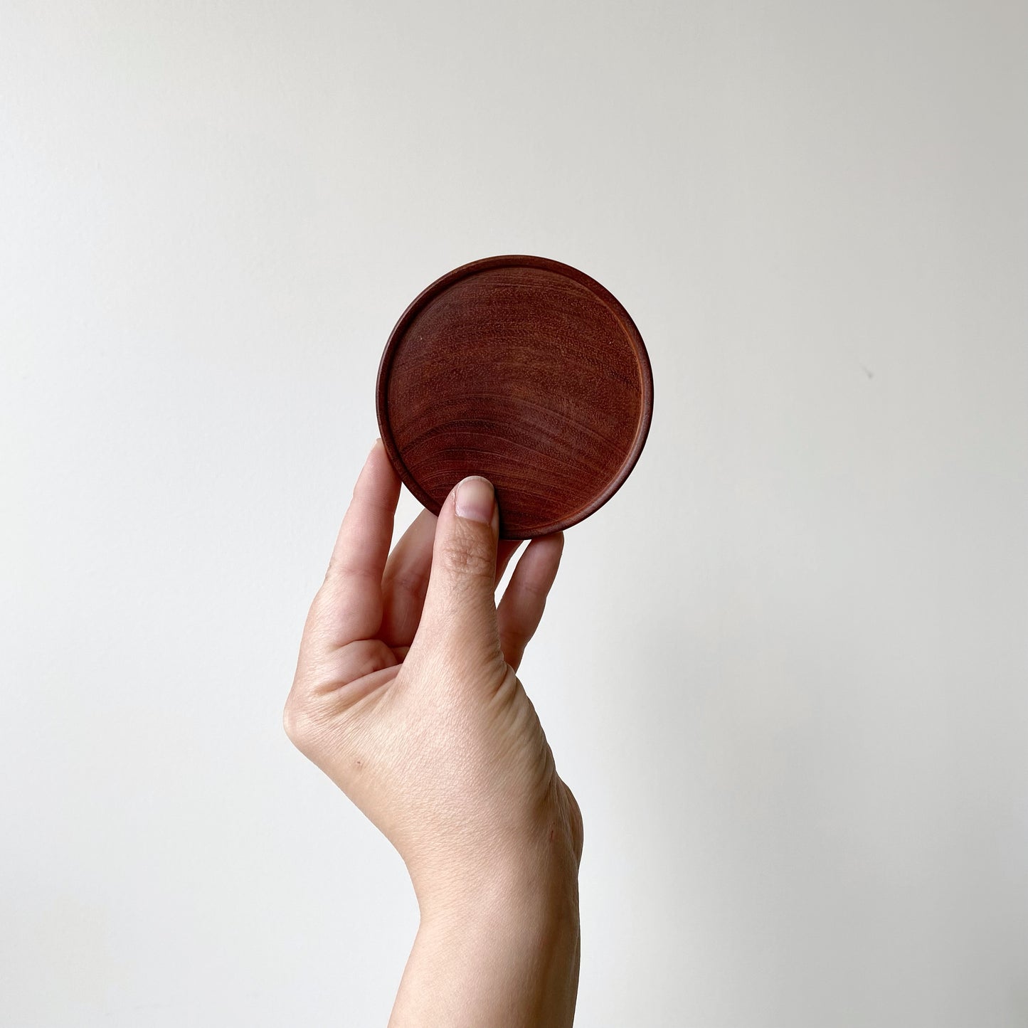 Set of 7 Vintage Wooden Coasters