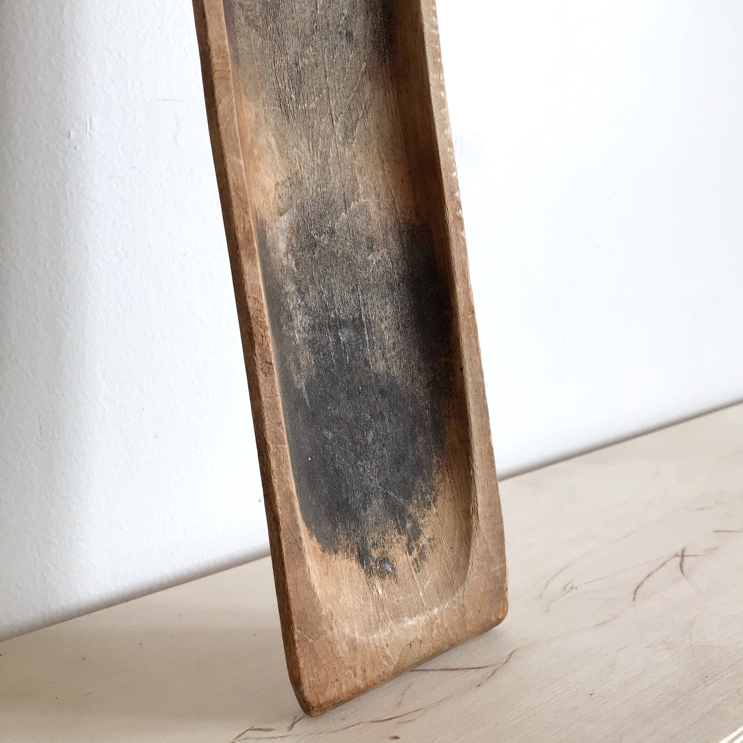 Antique Wooden French Baguette Tray, 42"