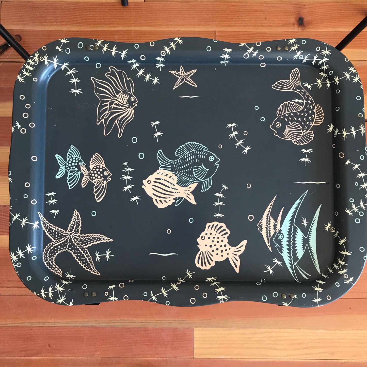 Set of 4 Vintage Folding TV Trays