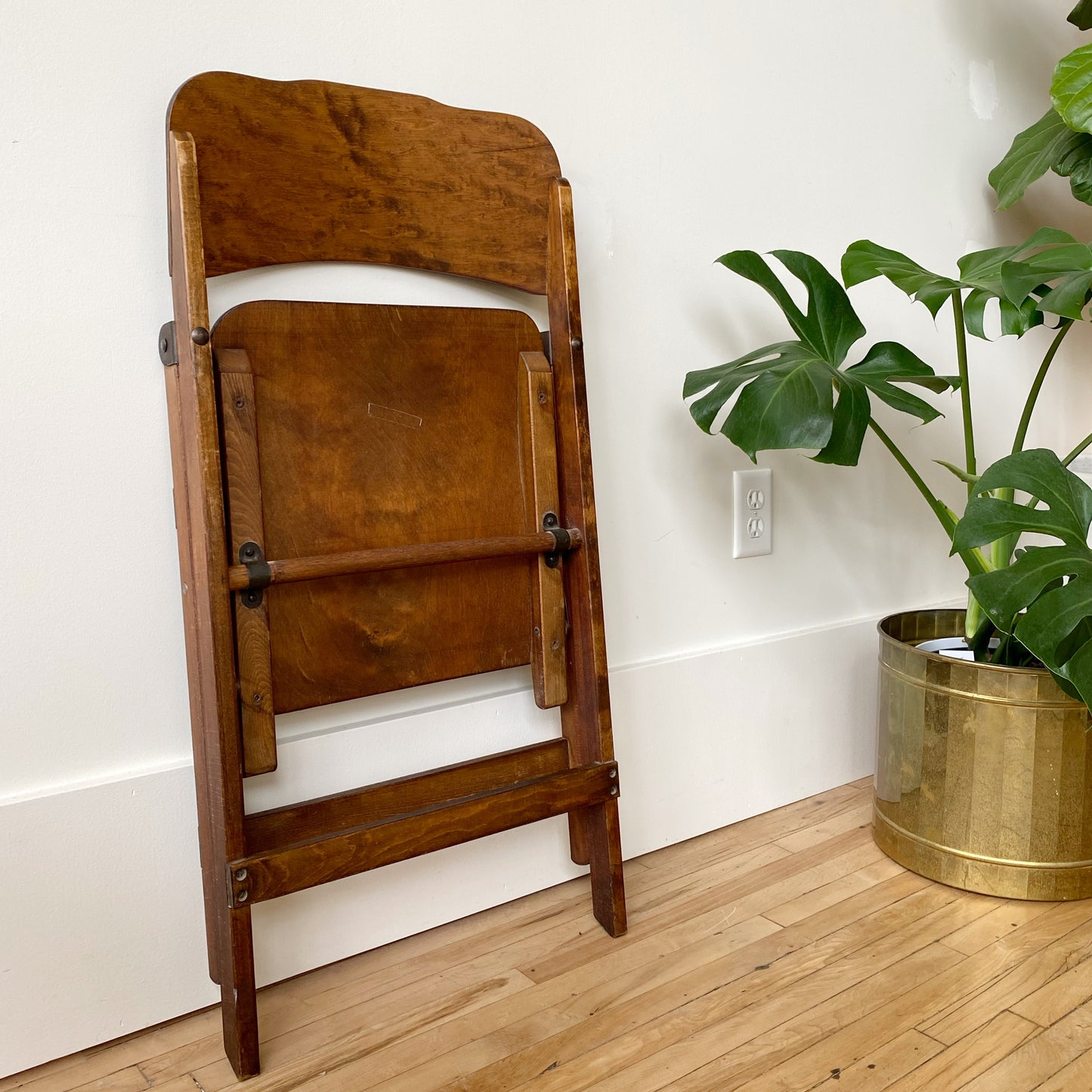 Vintage Wooden Folding Chair
