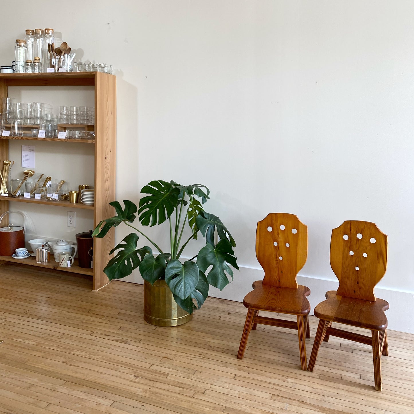Pair of Vintage Handcrafted Children’s Chairs