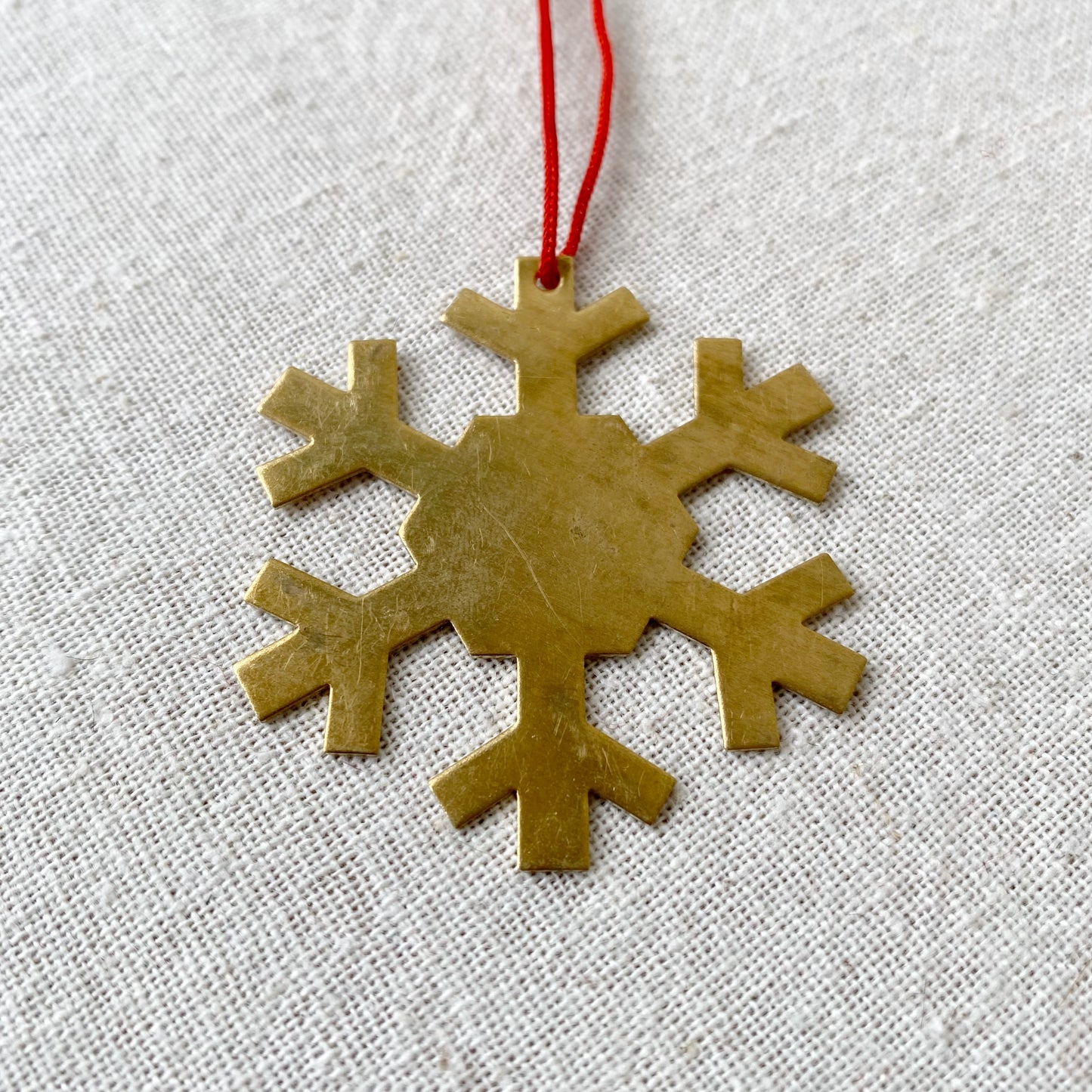 20% OFF: Brass Snowflake Ornament, Choose