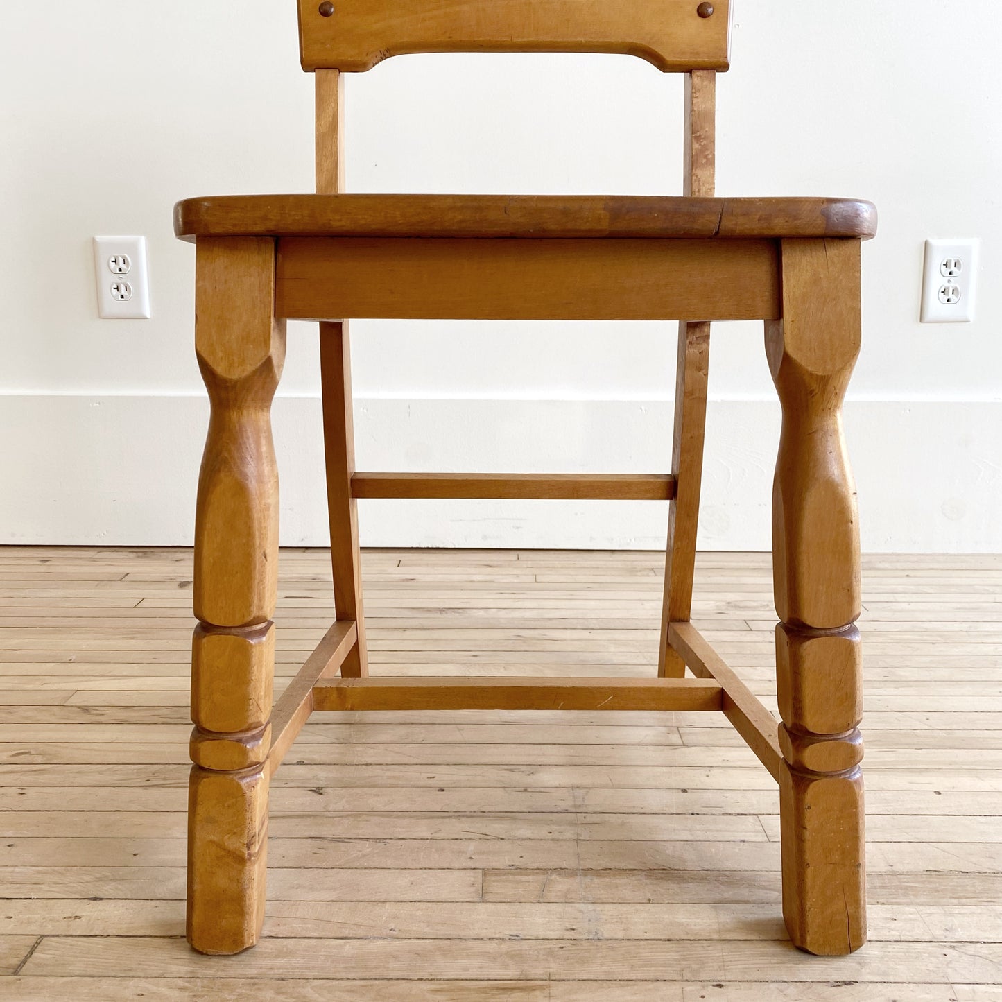 (Single) Vintage Wood "Folk" Chair, Choose