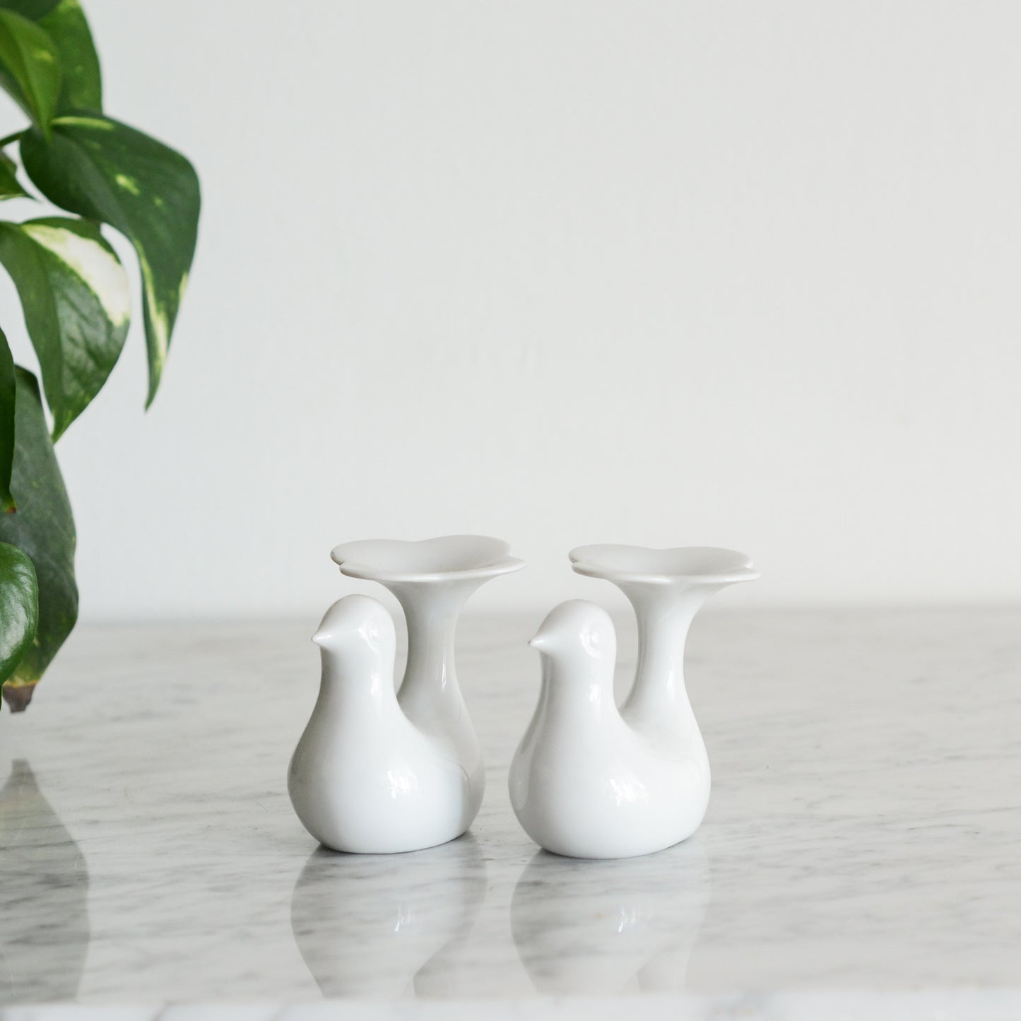 Vintage Minimalist Porcelain Bird, Germany