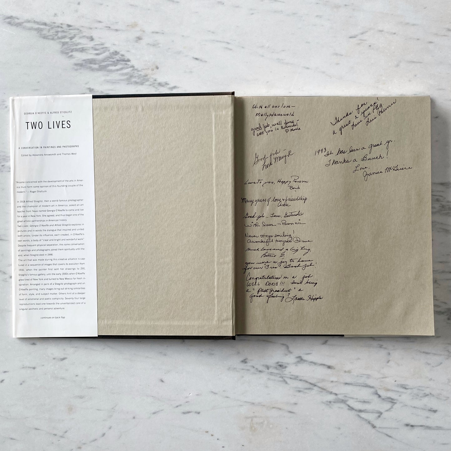 Book: Two Lives: A Conversation in Paintings & Photographs(1992)