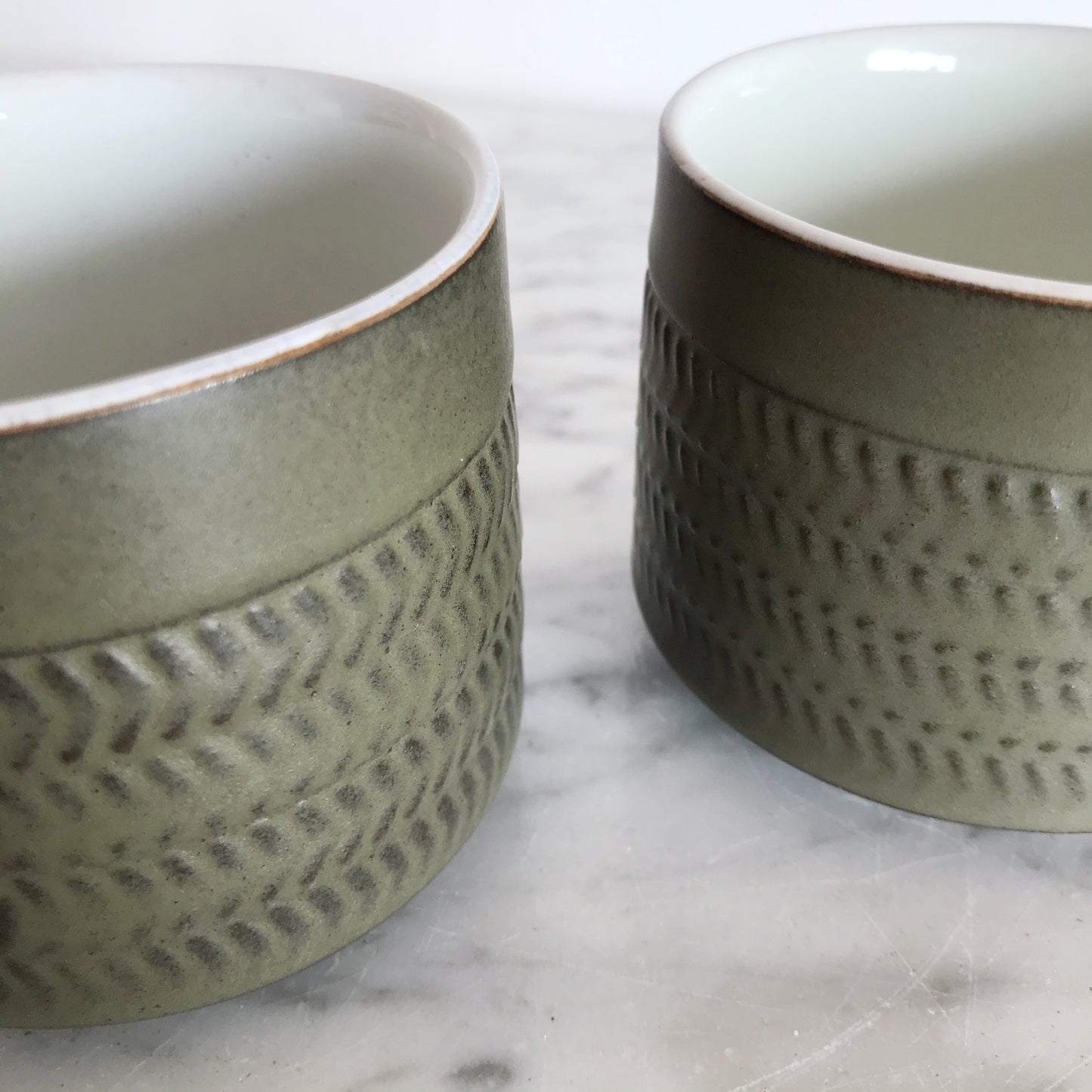 Pair of Vintage Coffee Cups by Denby