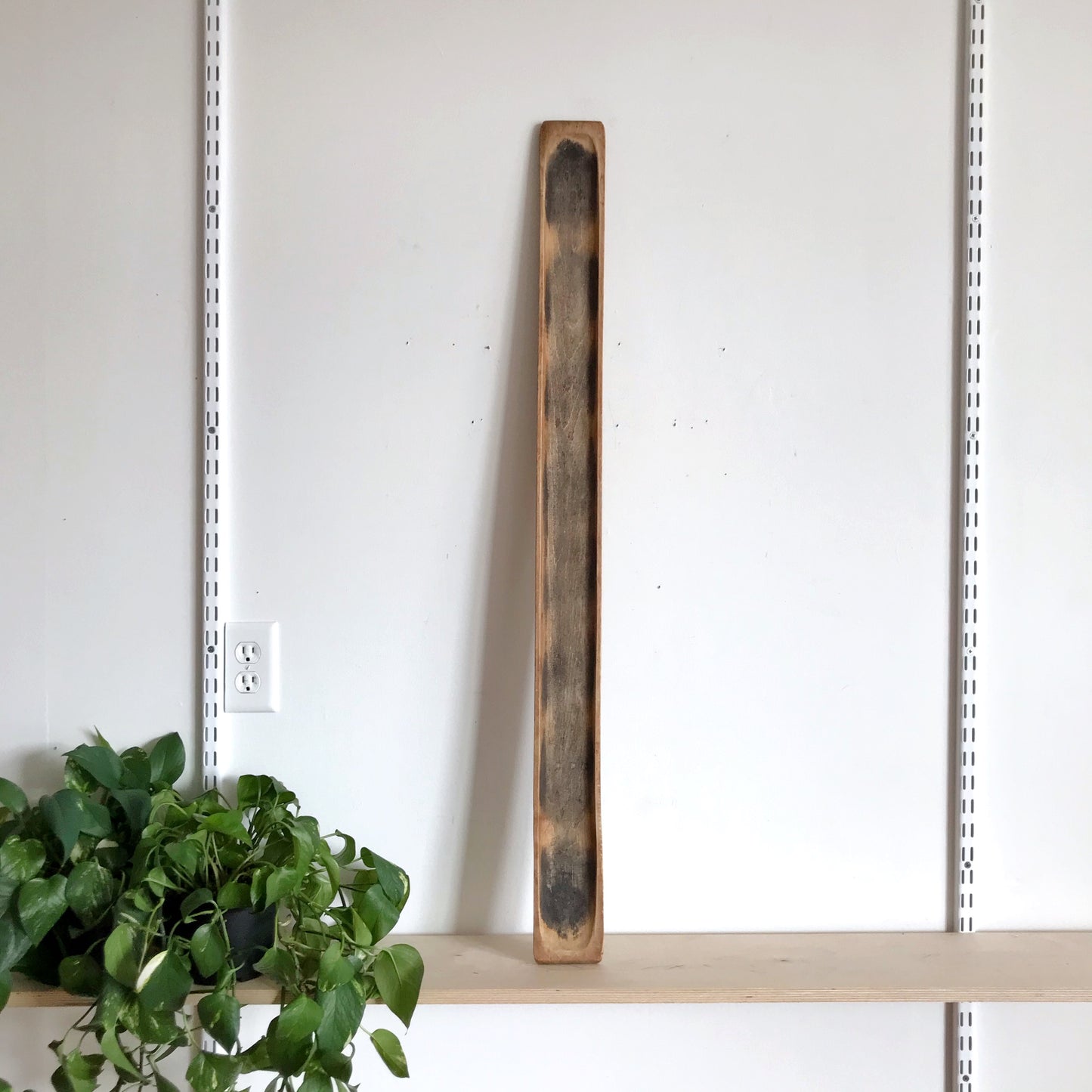 Antique Wooden French Baguette Tray, 42"