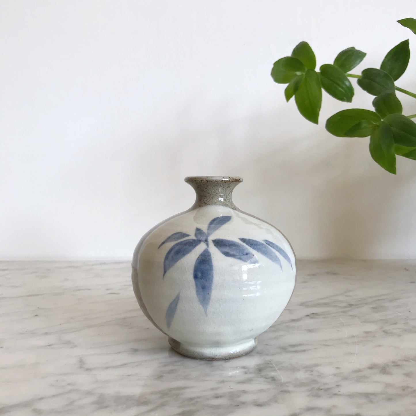 Handpainted Pottery Bud Vase