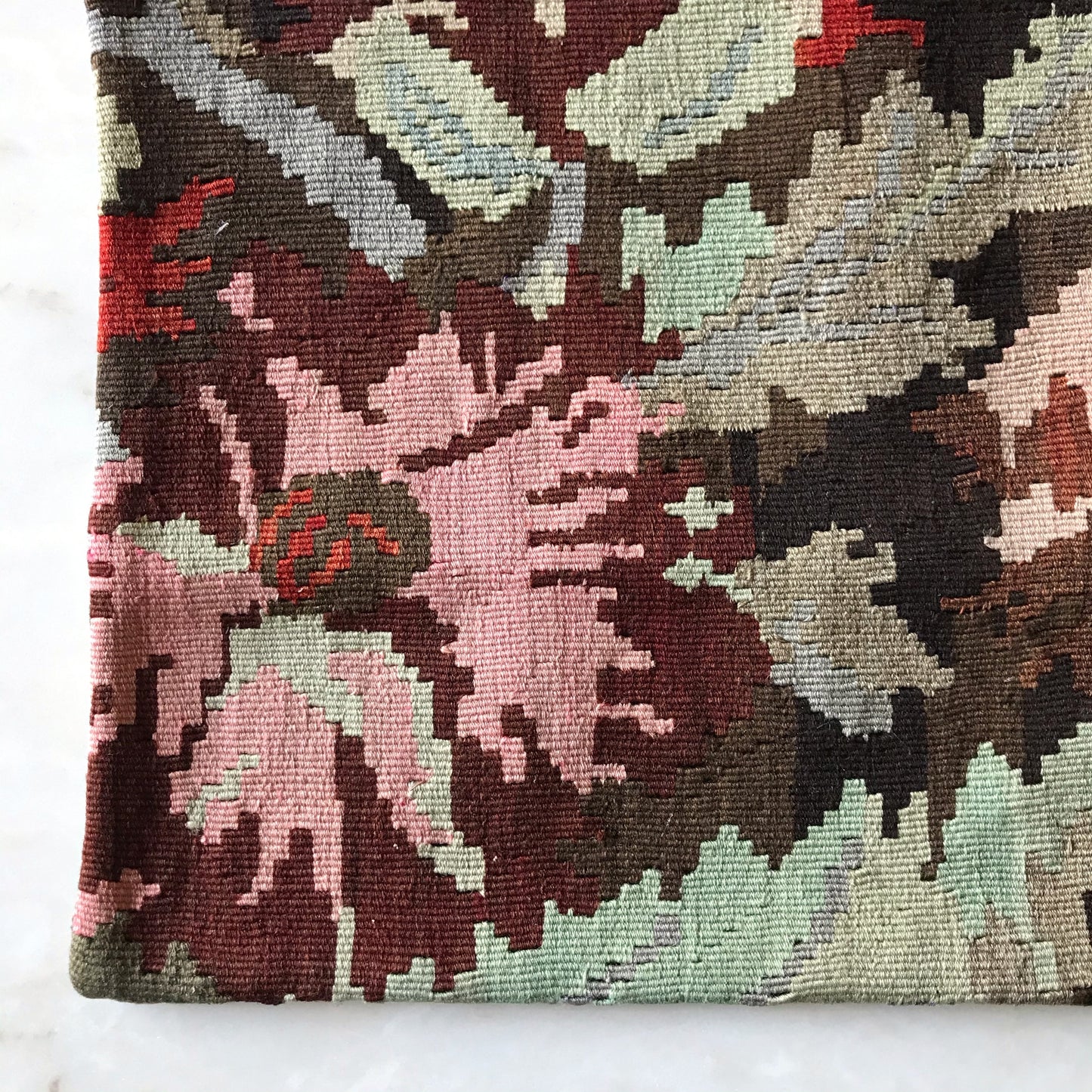 Handwoven Turkish Kilim Accent Pillow (18x18)