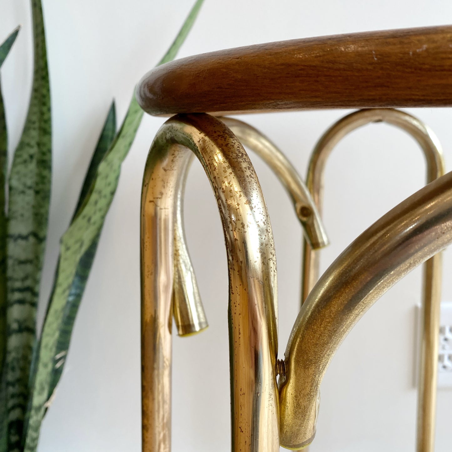Pair of Vintage Thonet-style Counter Stools