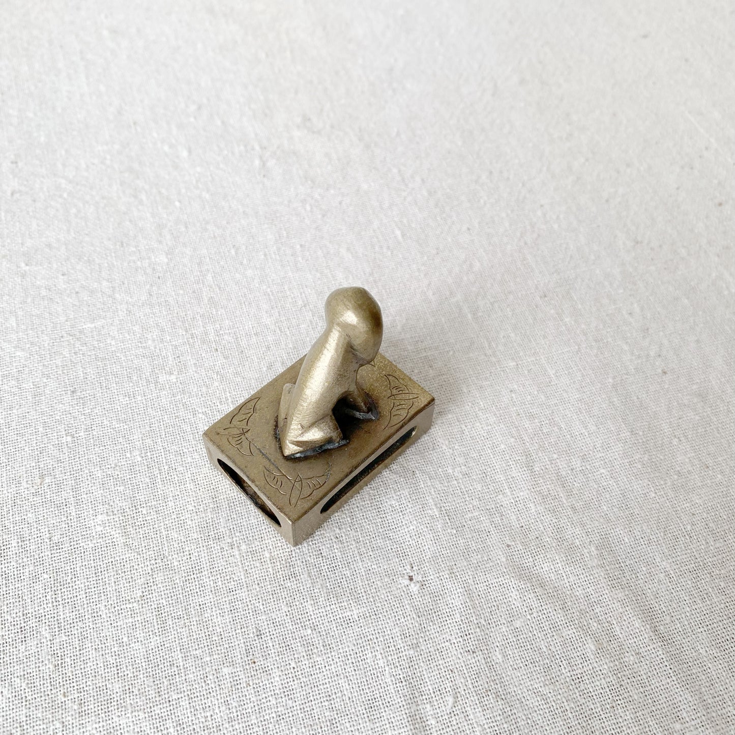 Vintage Brass Matchbox Holder