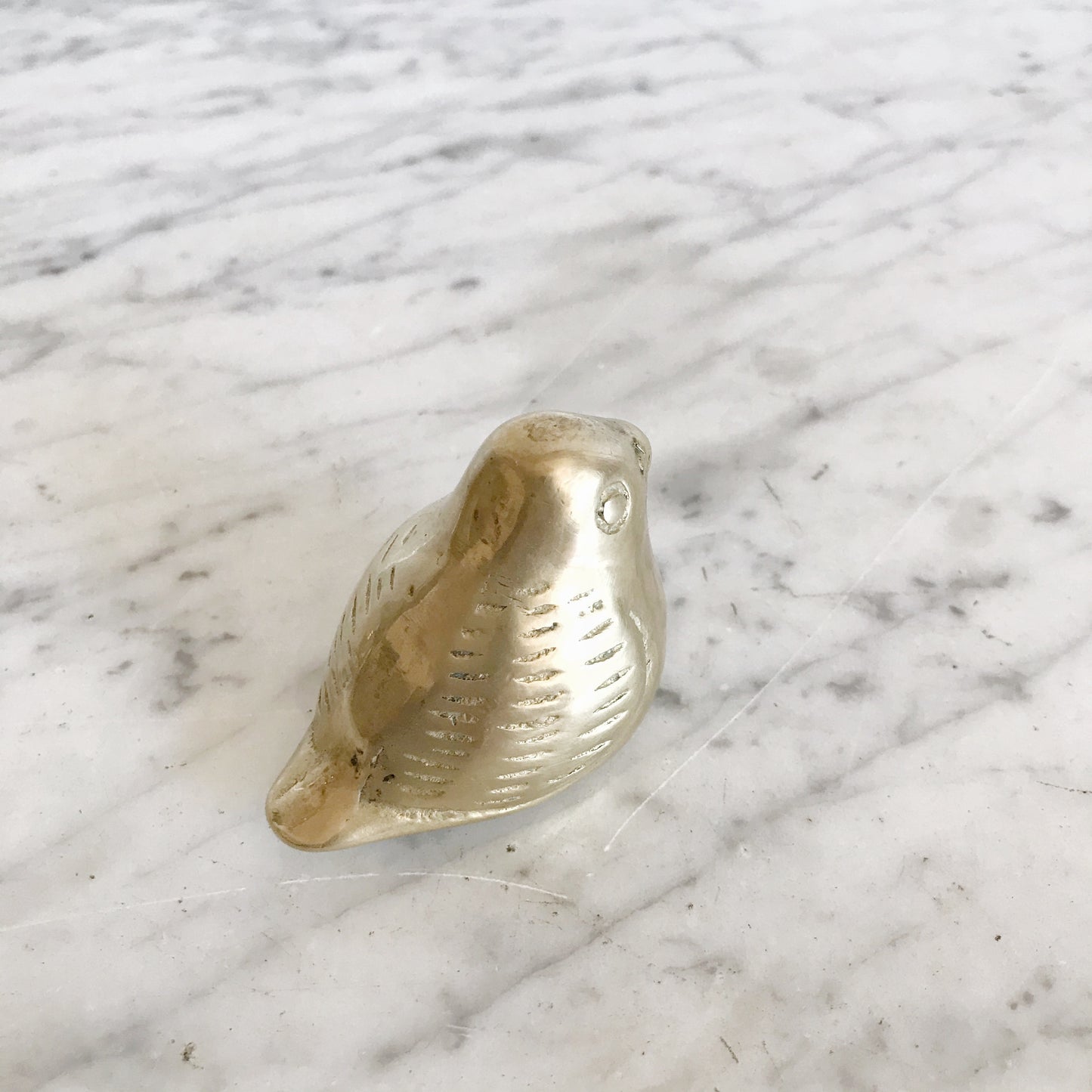 Vintage Scandinavian Style Brass Bird