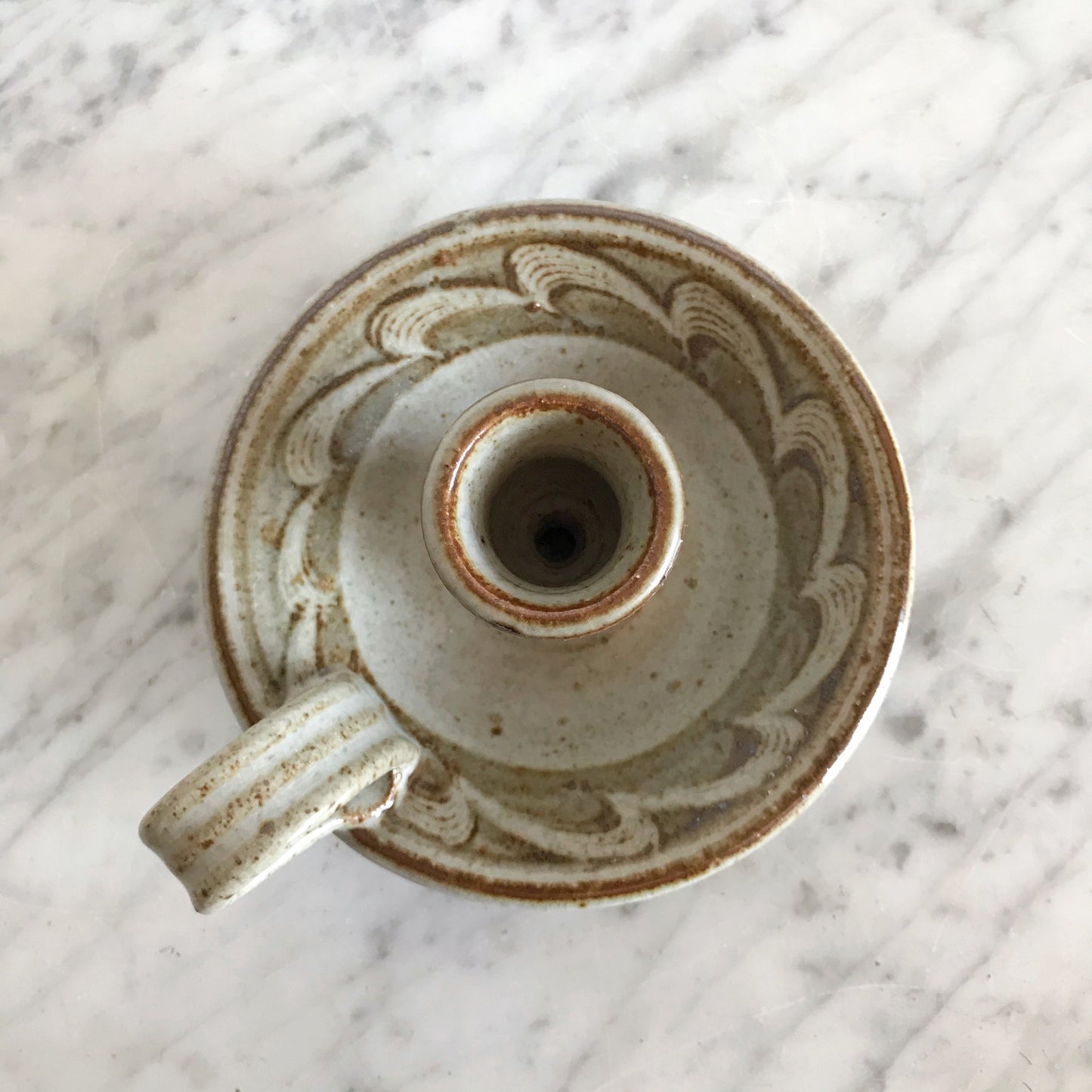 Simple Handcrafted Pottery Candle Holder